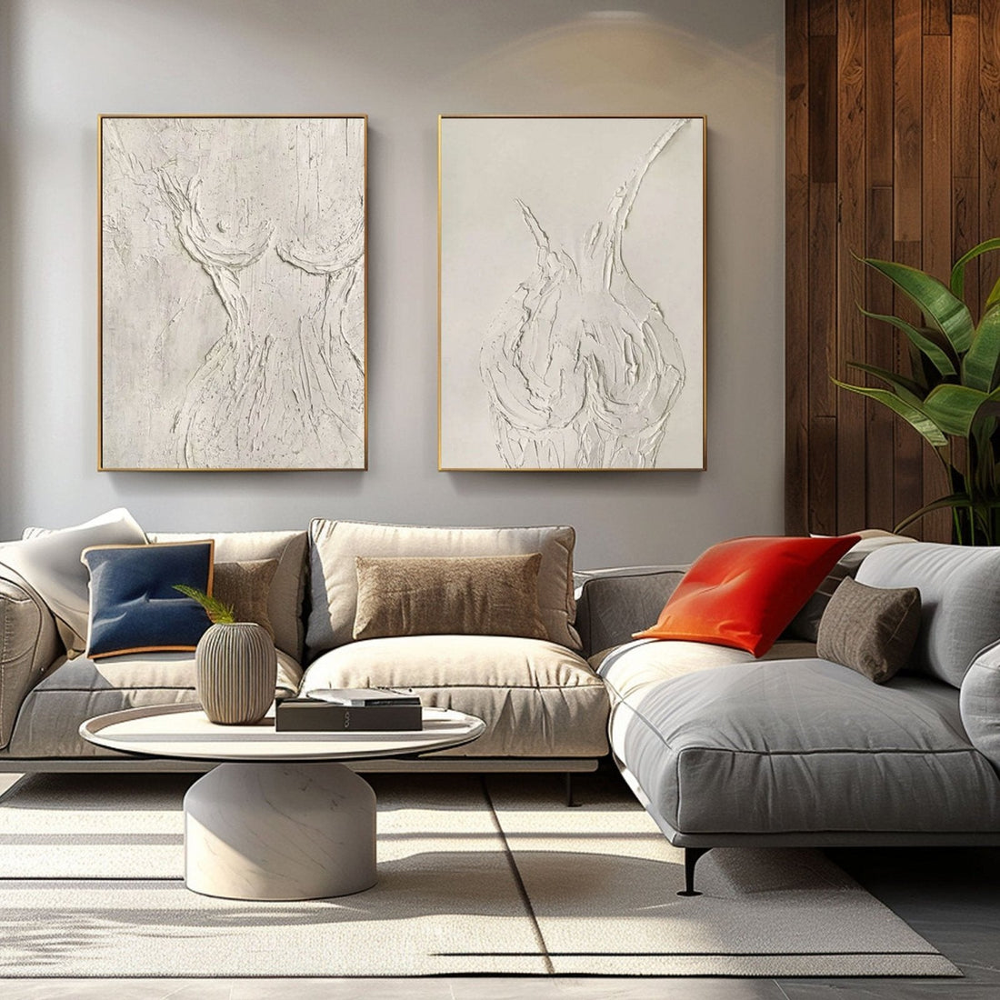 Plaster Painting "Vie"