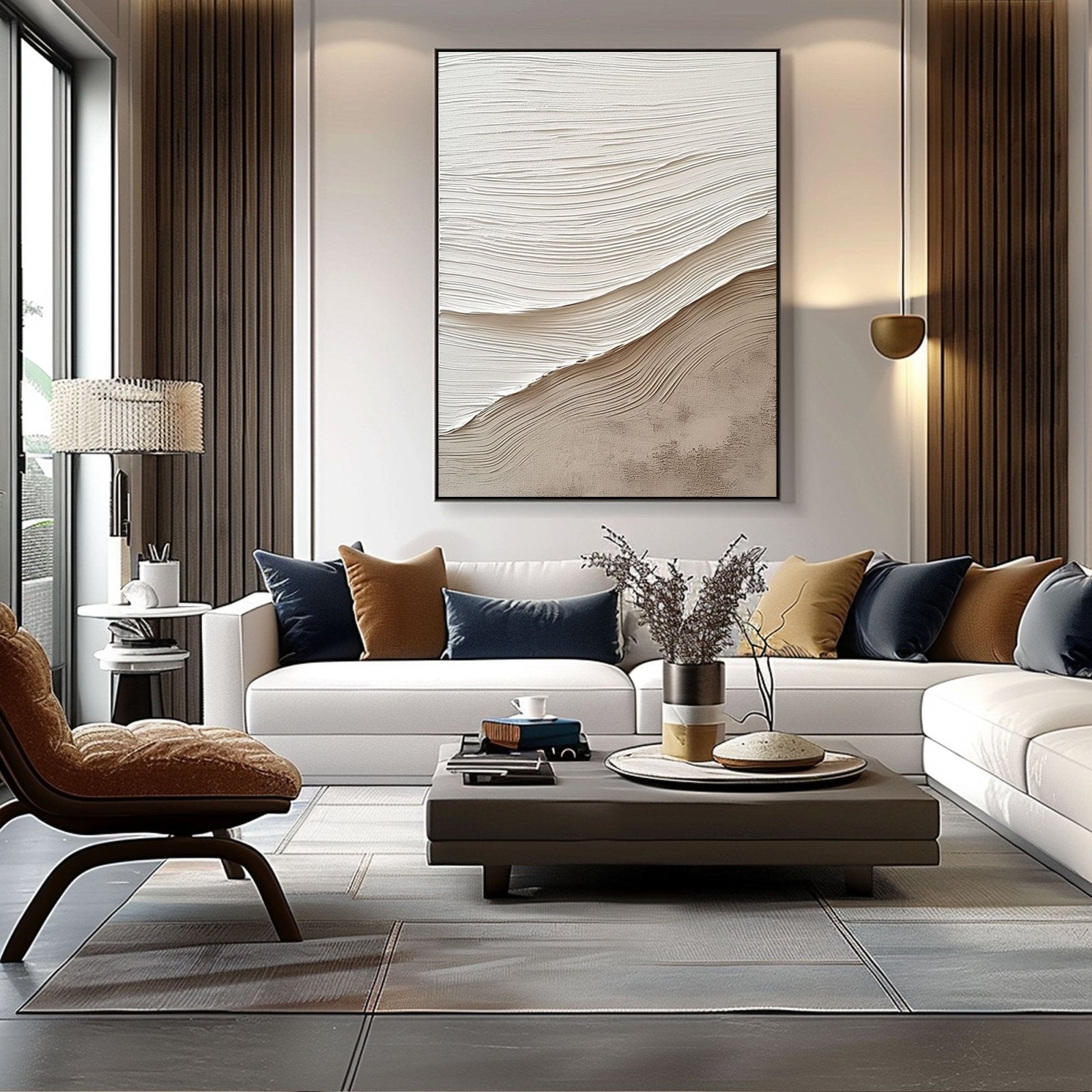 Plaster Painting "Voile"