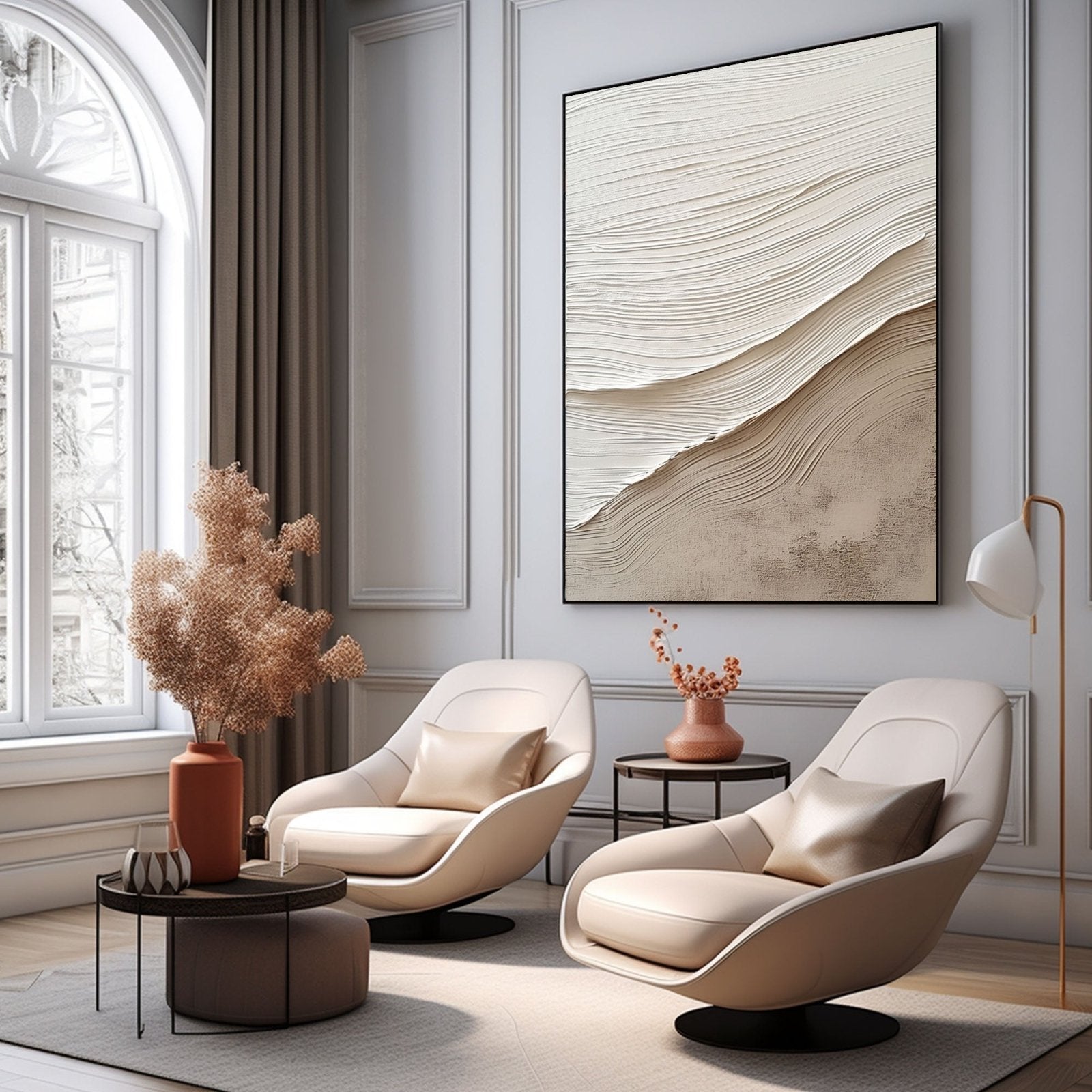 Plaster Painting "Voile"