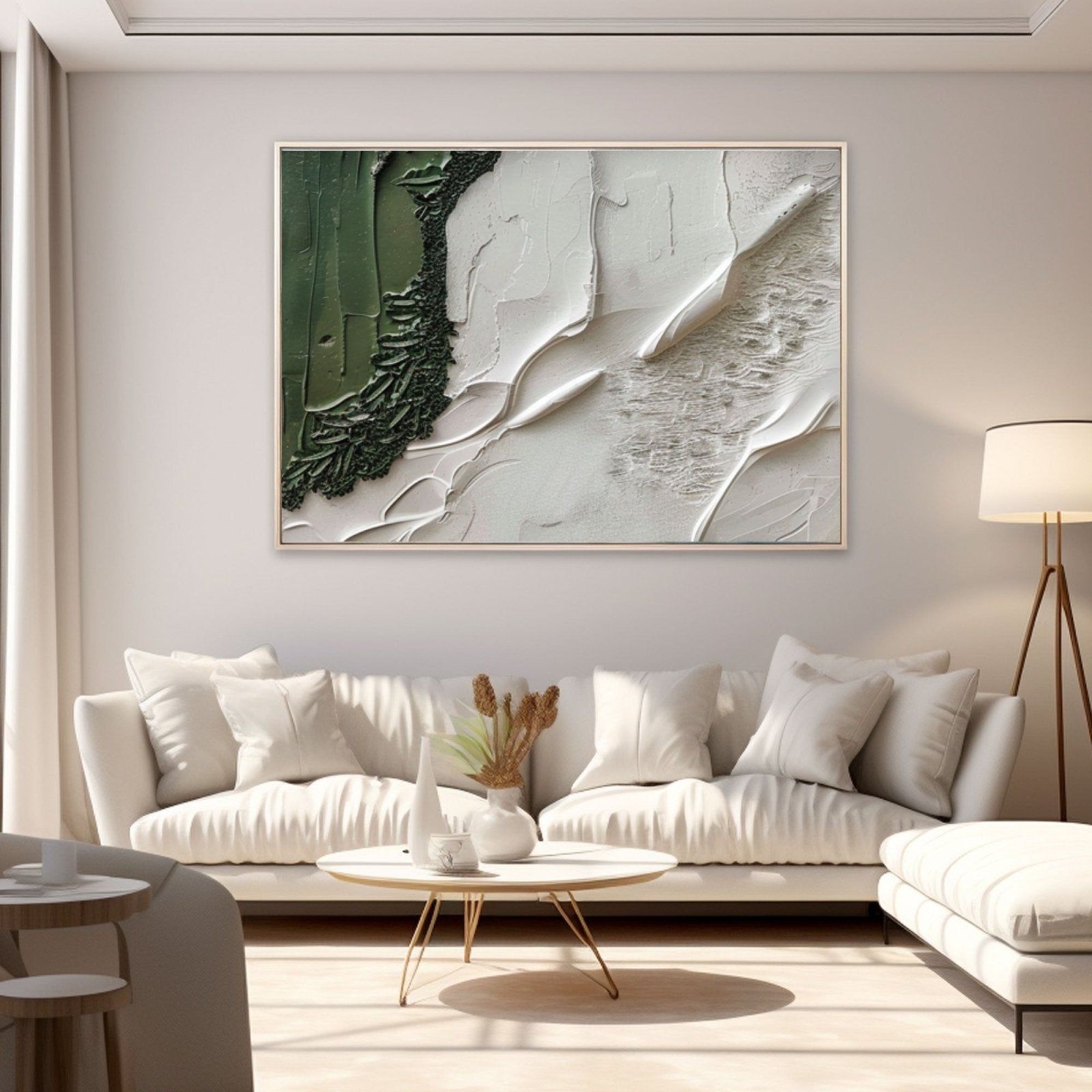 Plaster Painting "Whispering Meadows"
