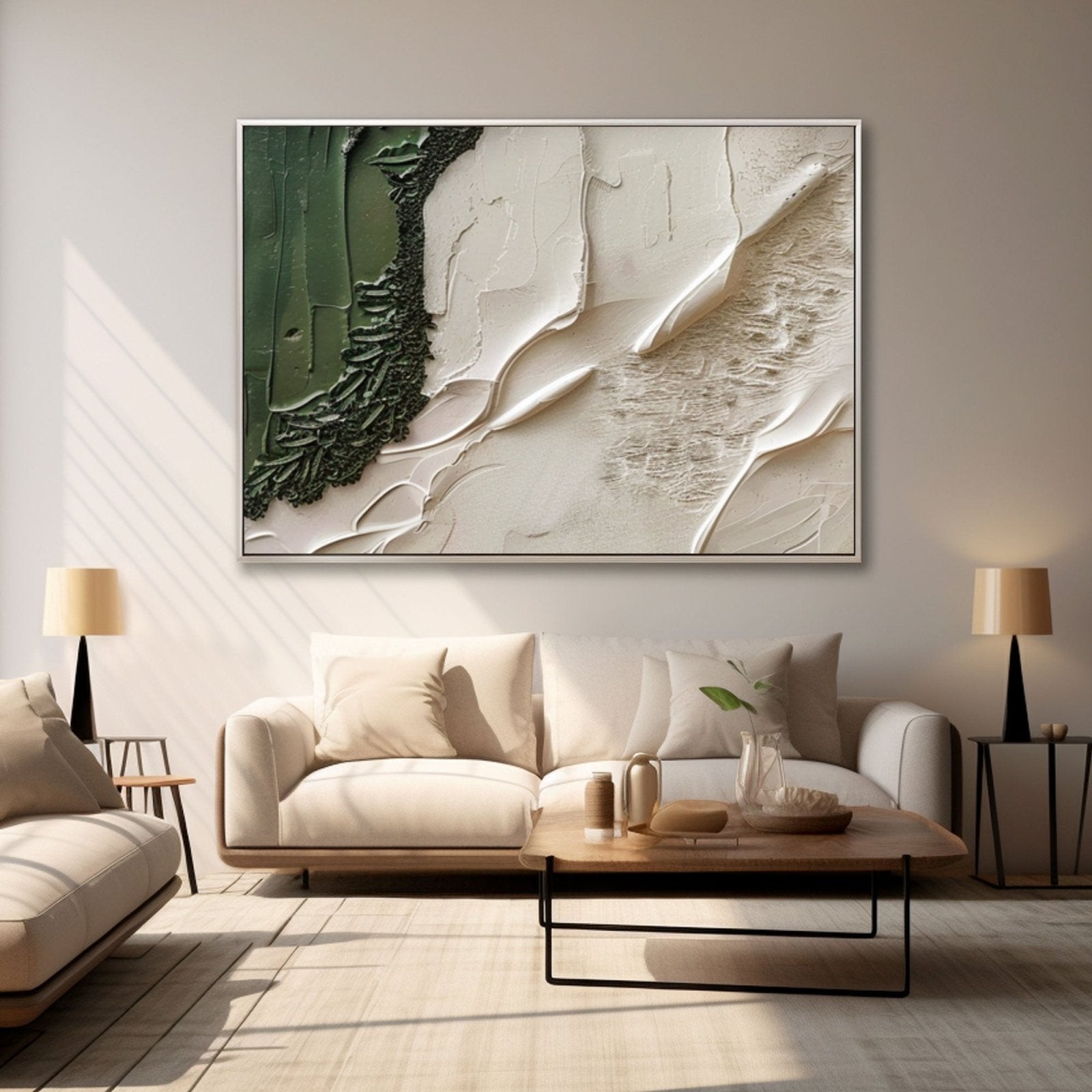 Plaster Painting "Whispering Meadows"