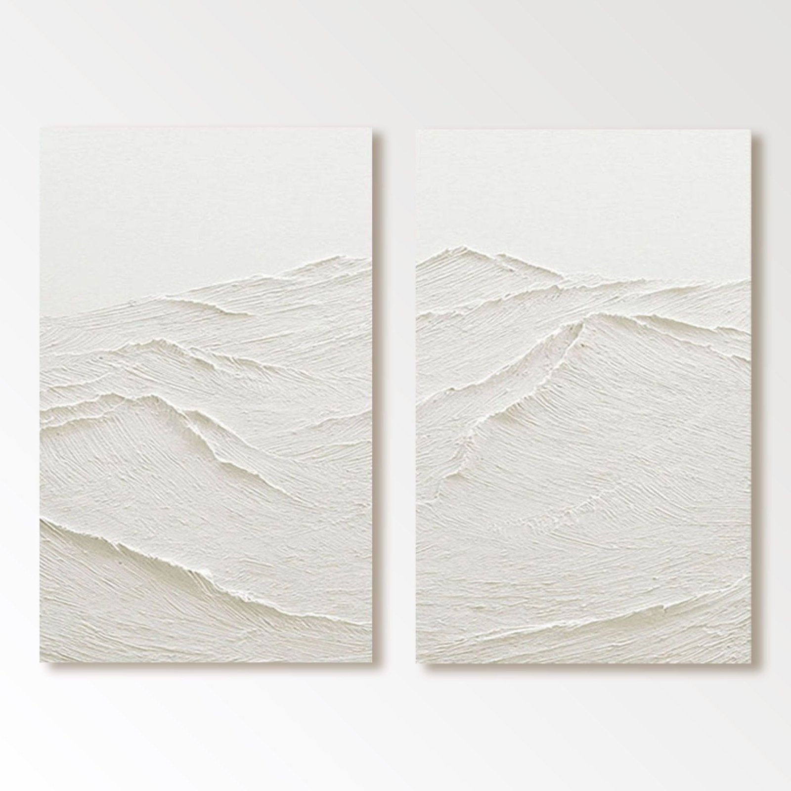 Plaster Painting "Whispering Peaks"