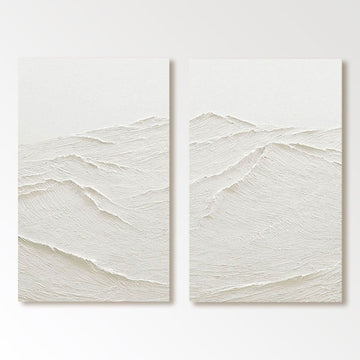 Plaster Painting "Whispering Peaks"