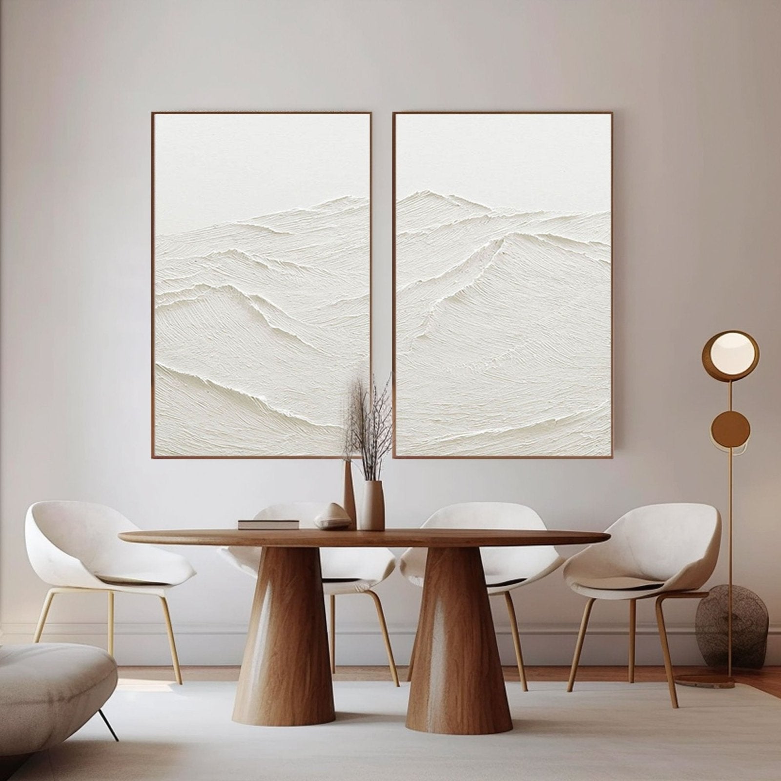 Plaster Painting "Whispering Peaks"