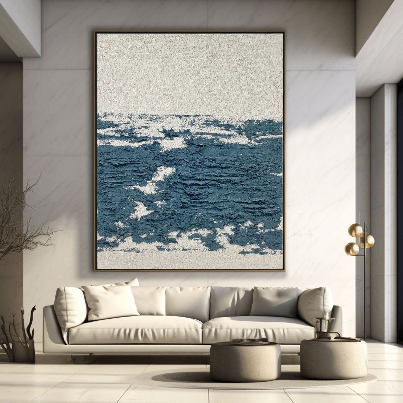 Gipsstrukturbild „Oceanic“