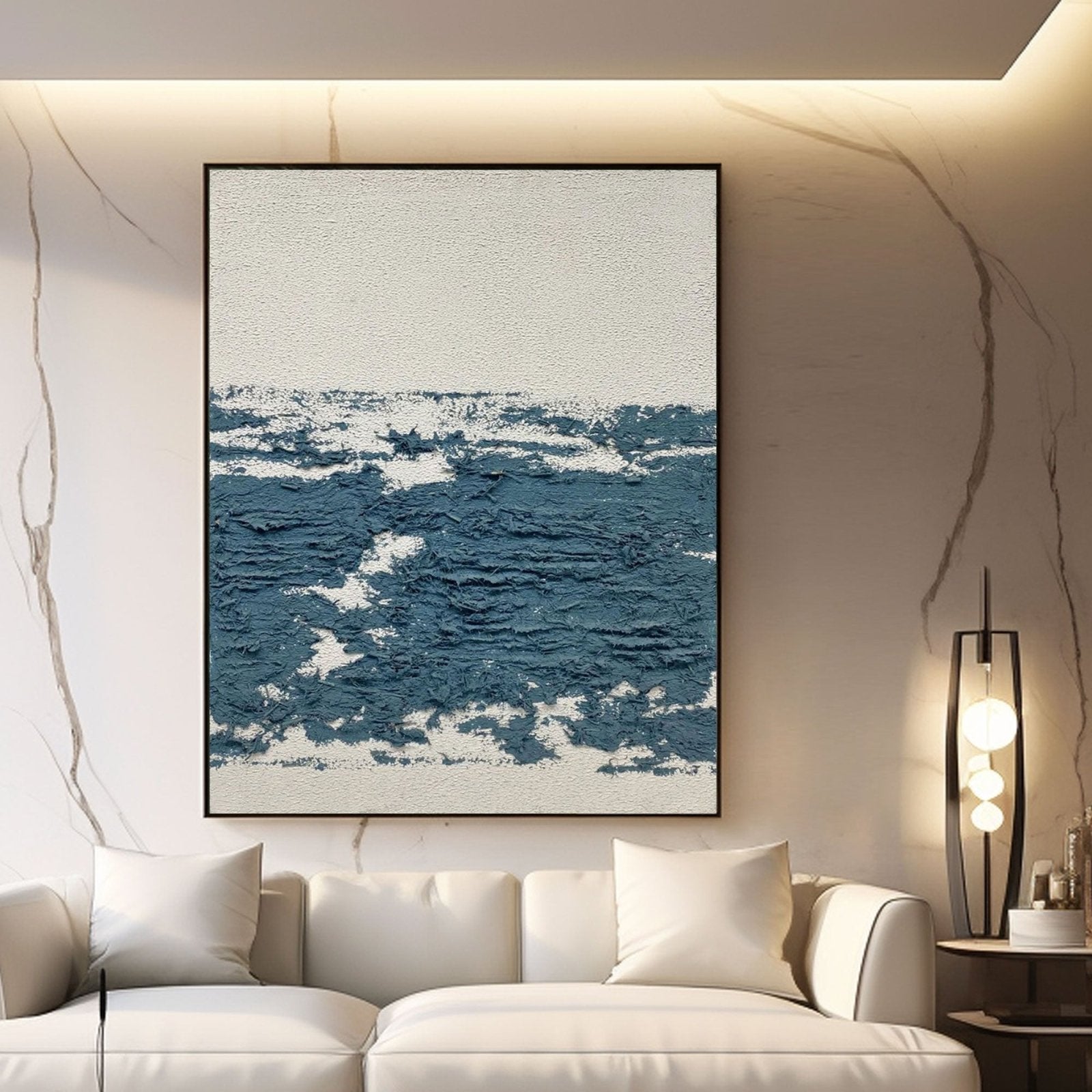 Gipsstrukturbild „Oceanic“