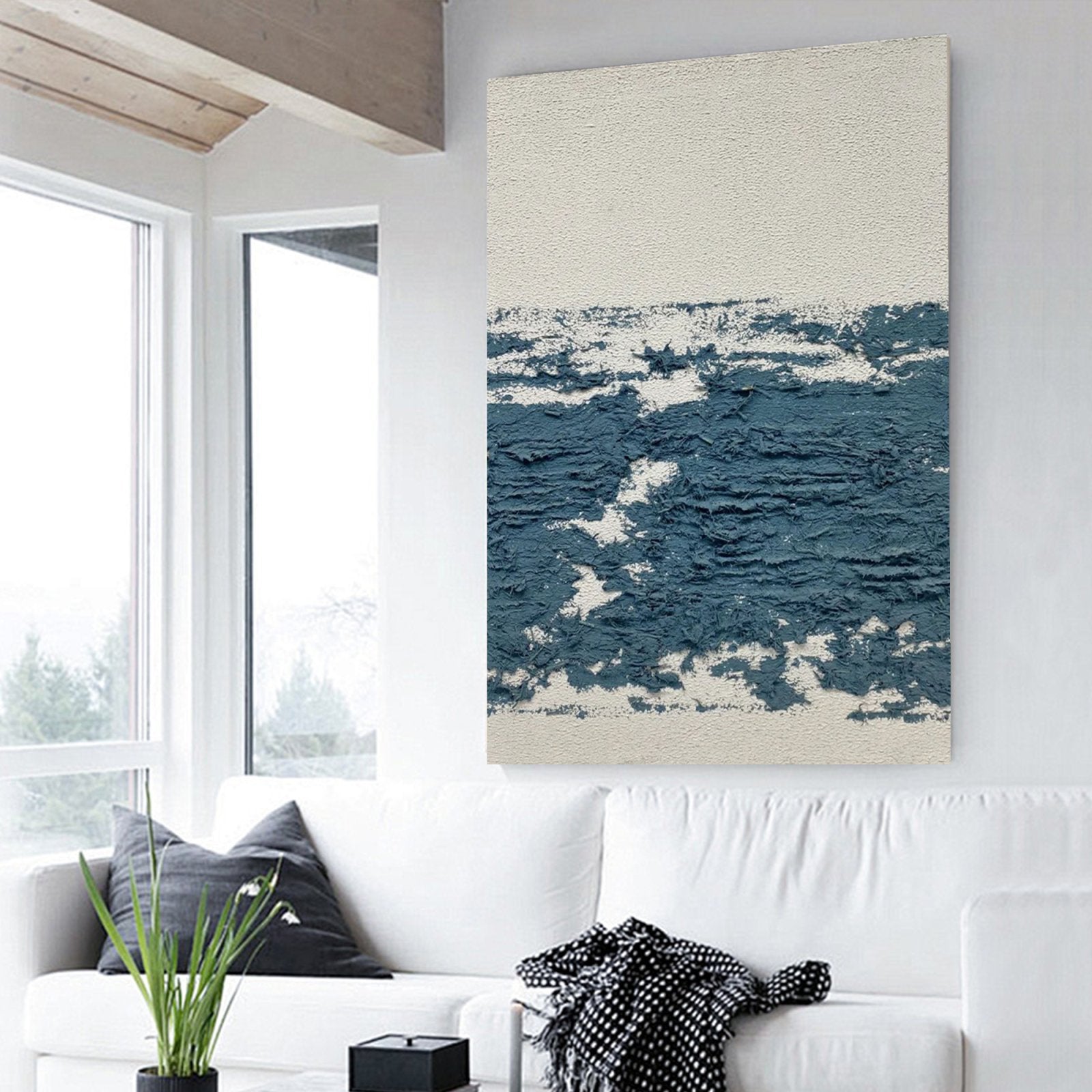 Gipsstrukturbild „Oceanic“