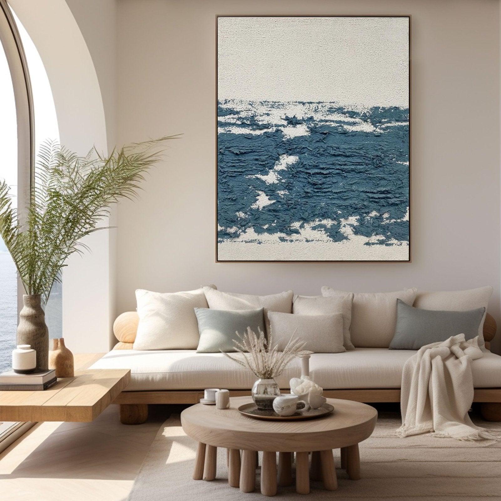 Gipsstrukturbild „Oceanic“