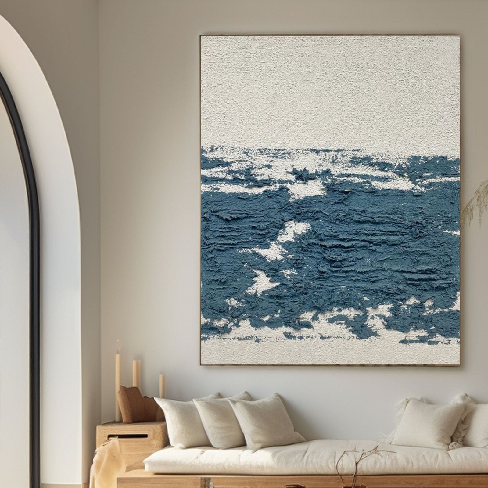 Gipsstrukturbild „Oceanic“