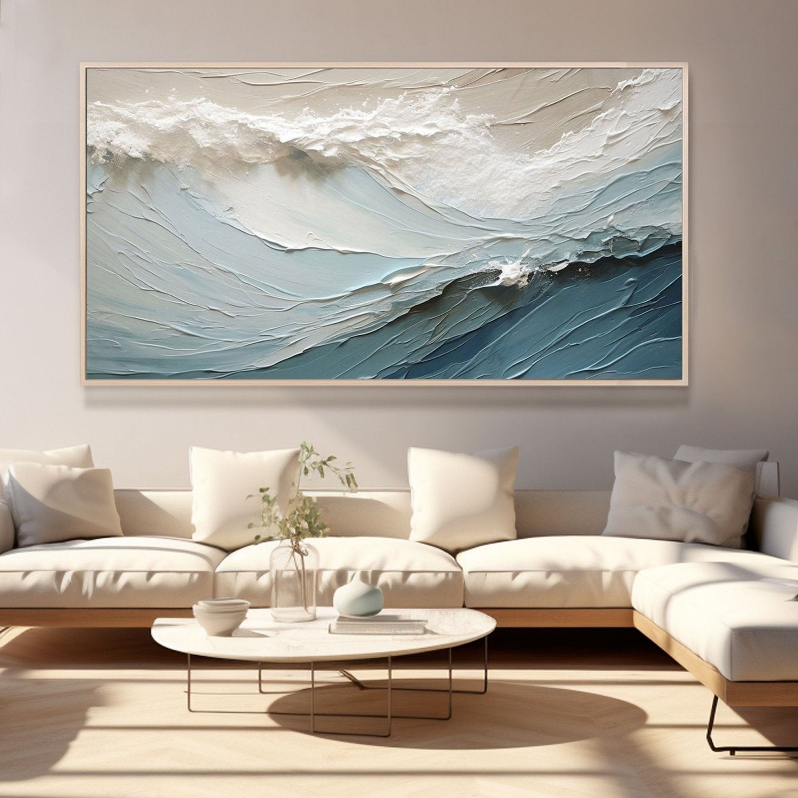 Plaster Textured Painting "Surge"