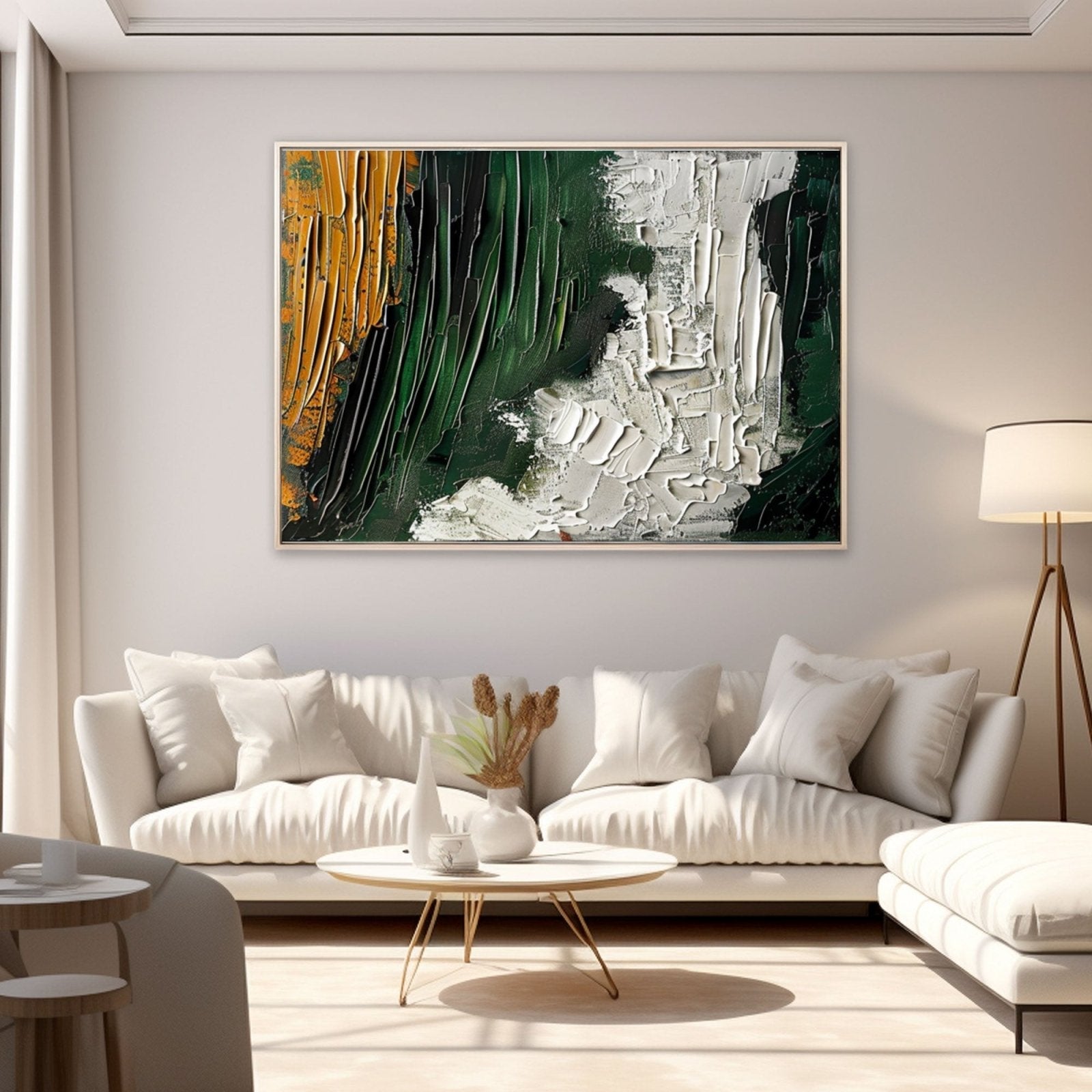 Plaster Wall Art "Autumn's Embrace"