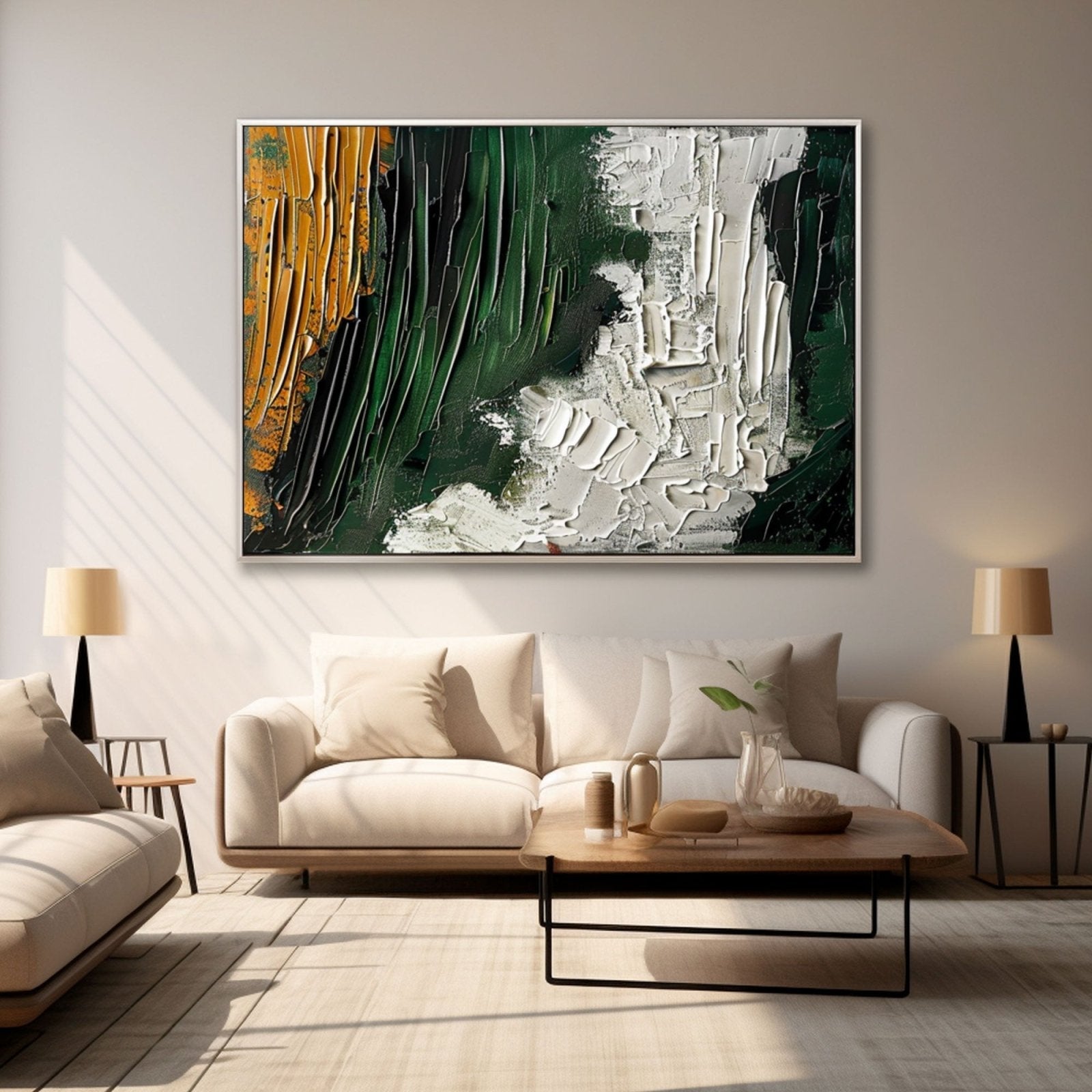 Plaster Wall Art "Autumn's Embrace"