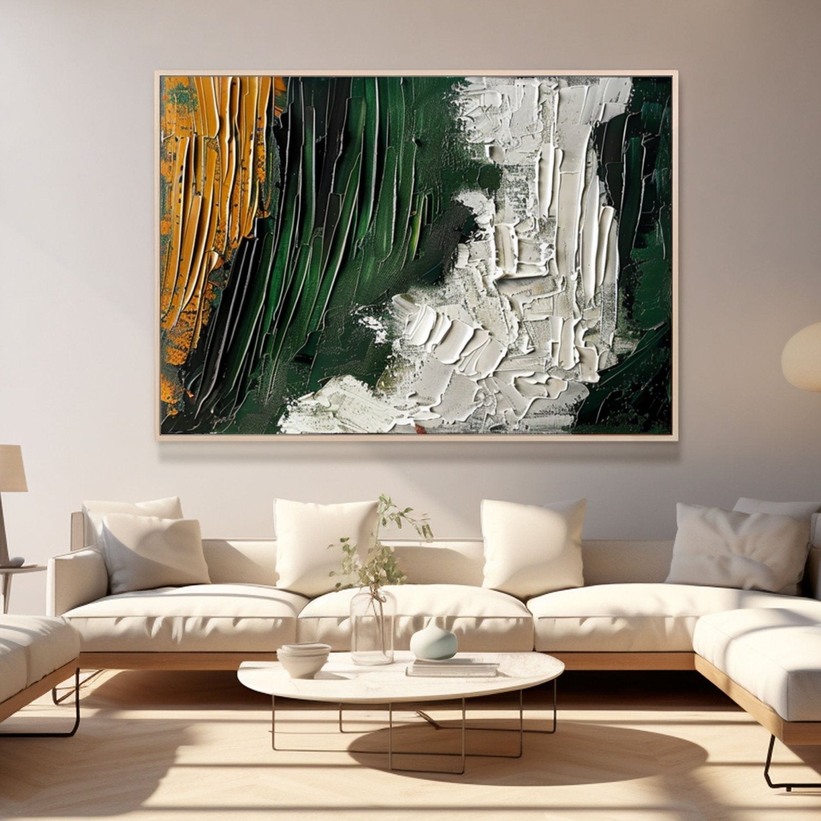 Plaster Wall Art "Autumn's Embrace"