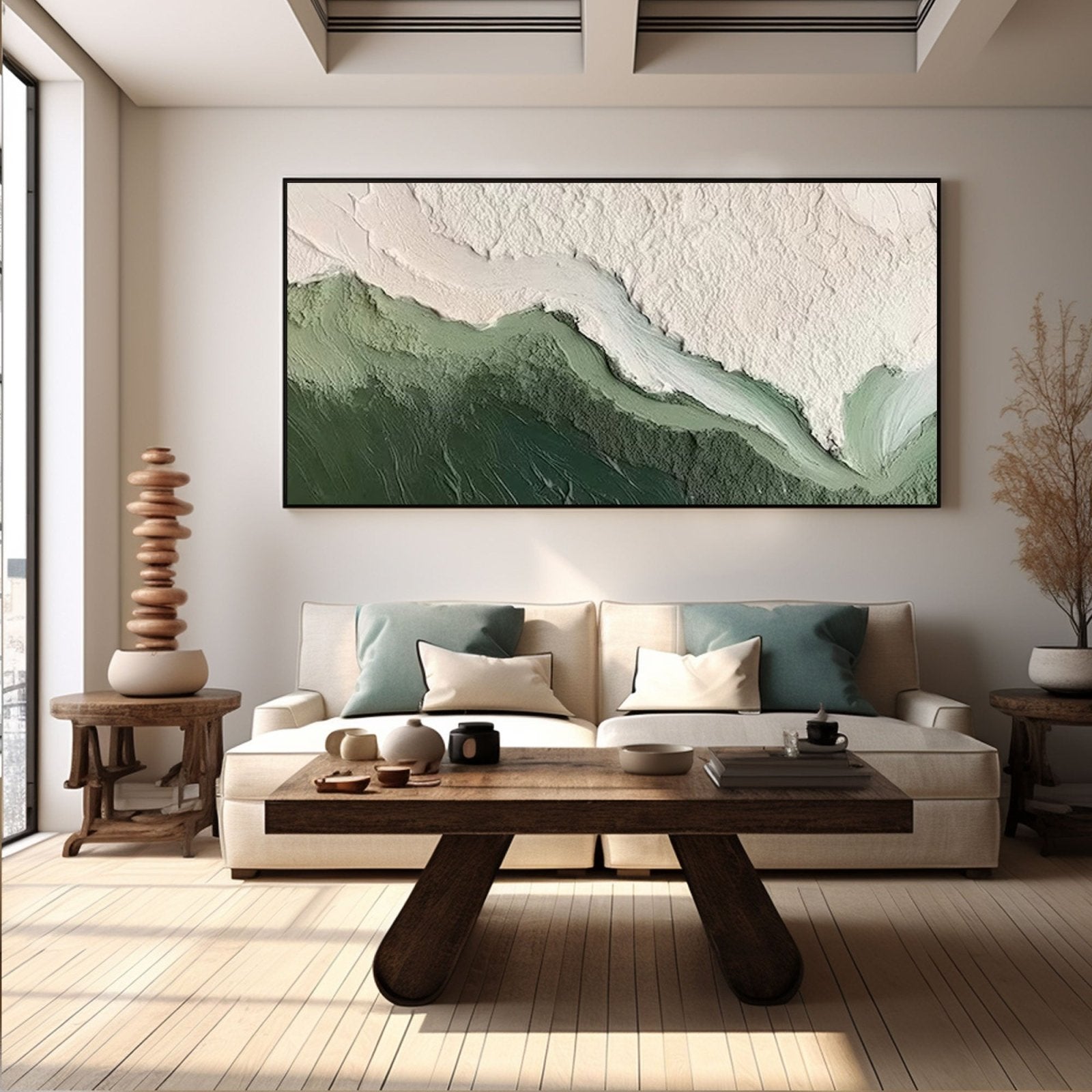 Plaster Wall Art  "Esprit"