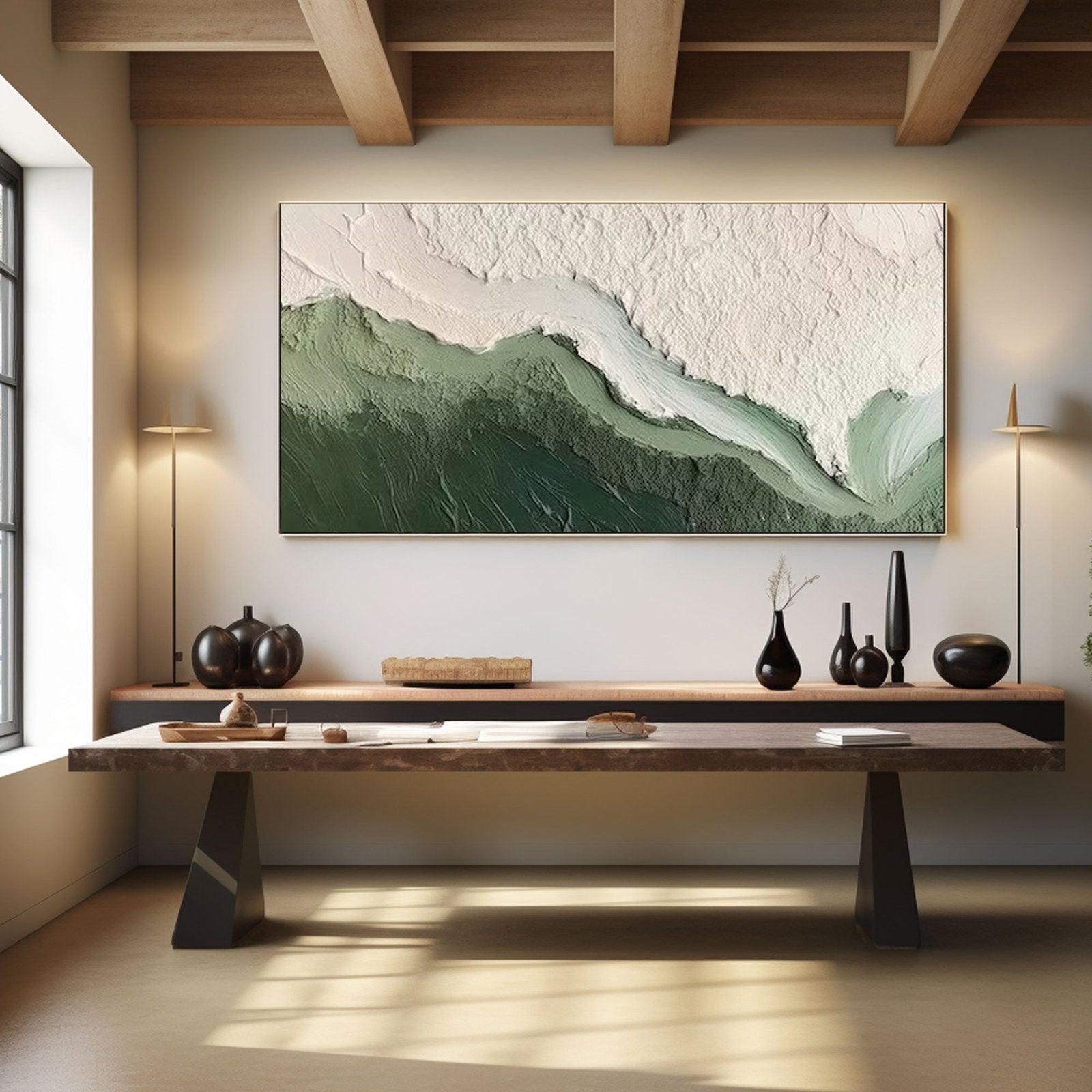 Plaster Wall Art  "Esprit"