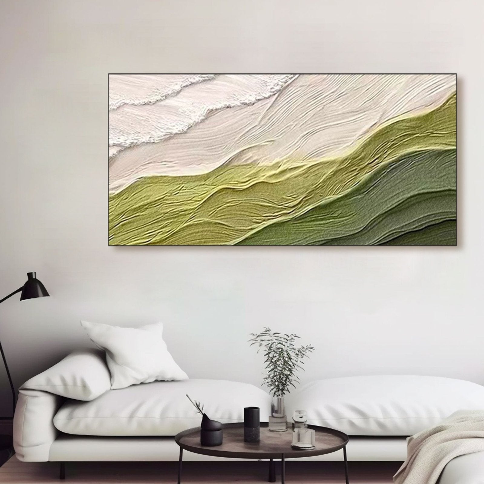 Gipsvægkunst "Grønne hvisken"
