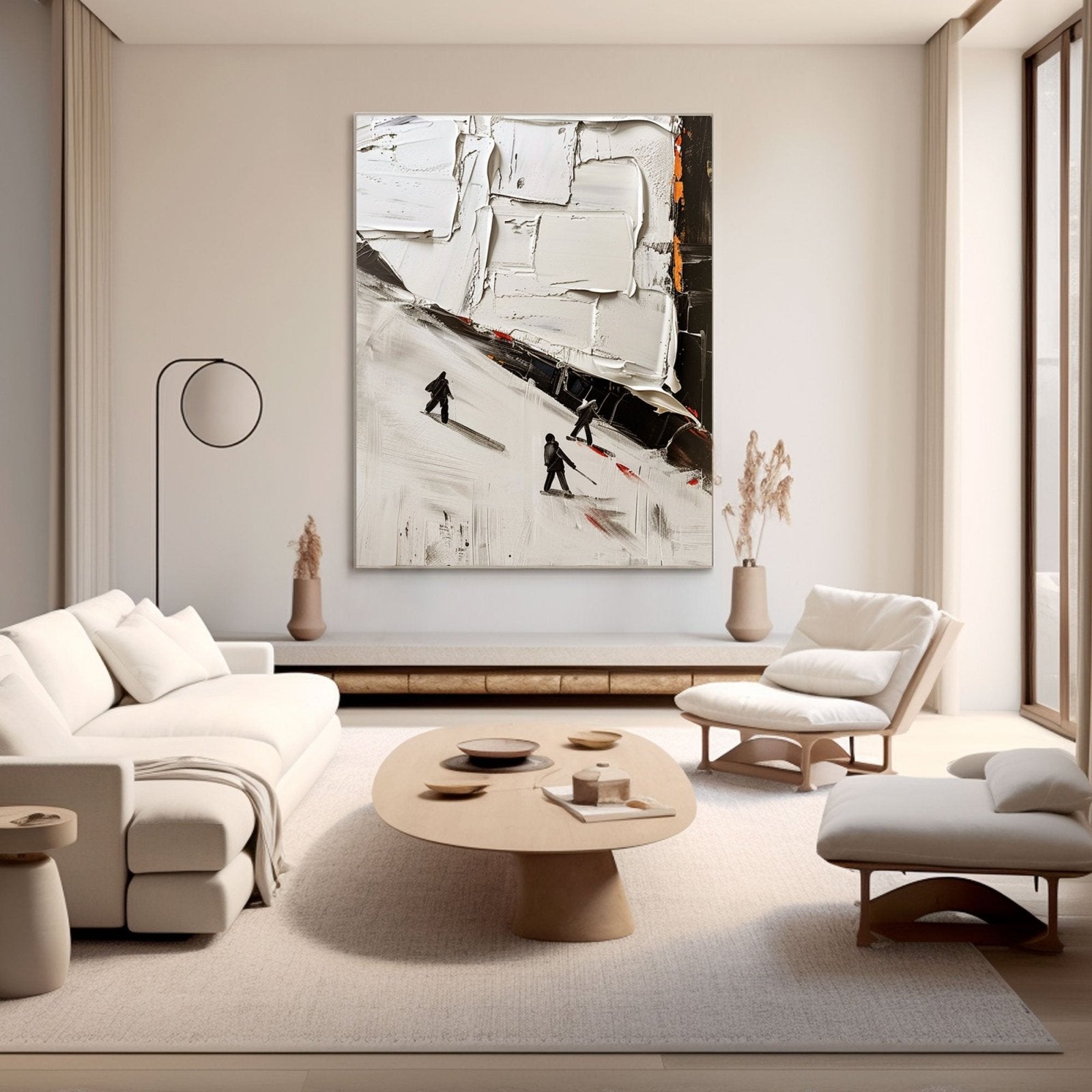 Plaster Wall Art "Whispers of Winter"