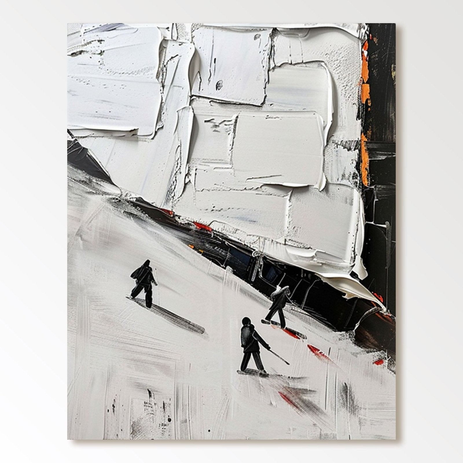 Plaster Wall Art "Whispers of Winter"