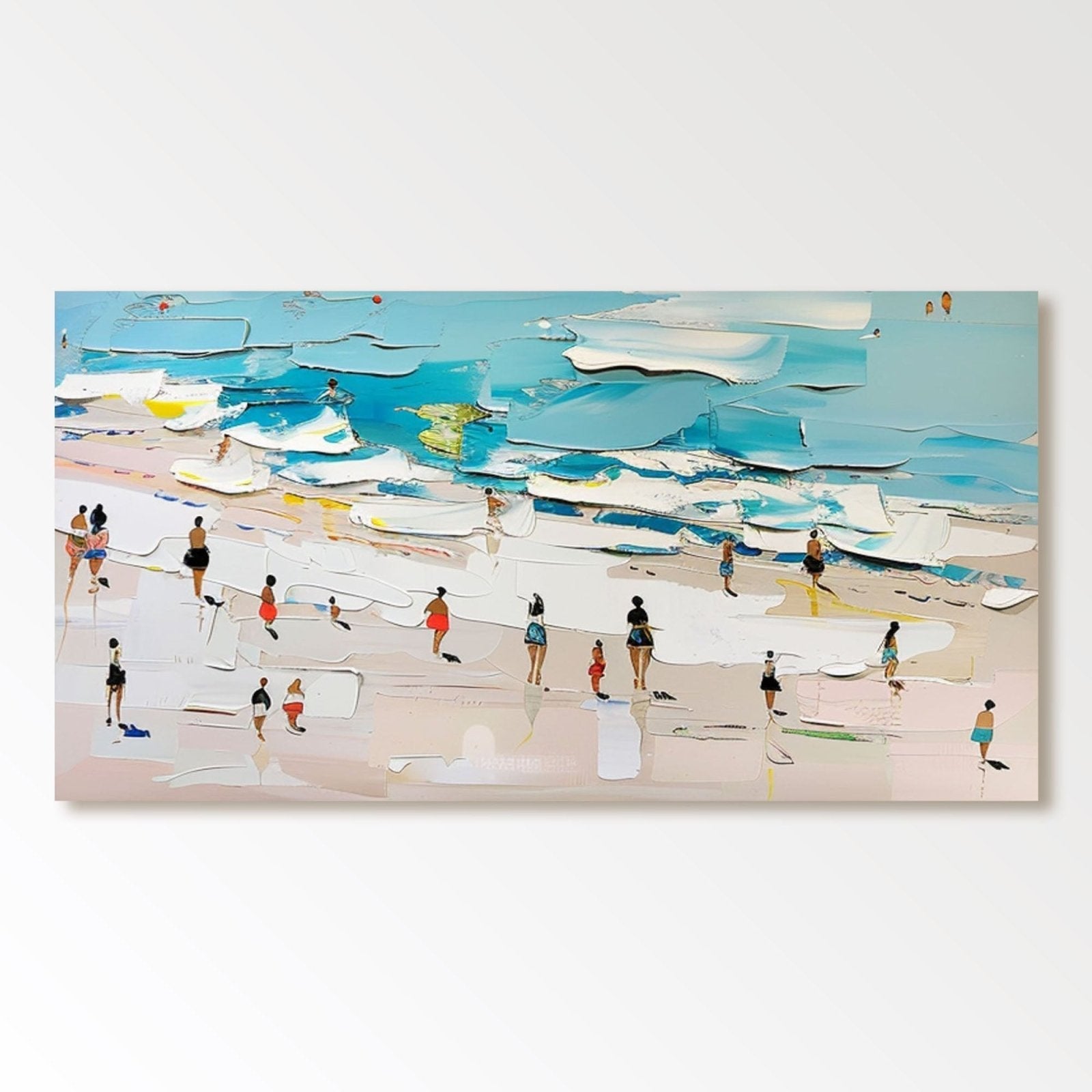 Plaster Wall Art"Beach Day"
