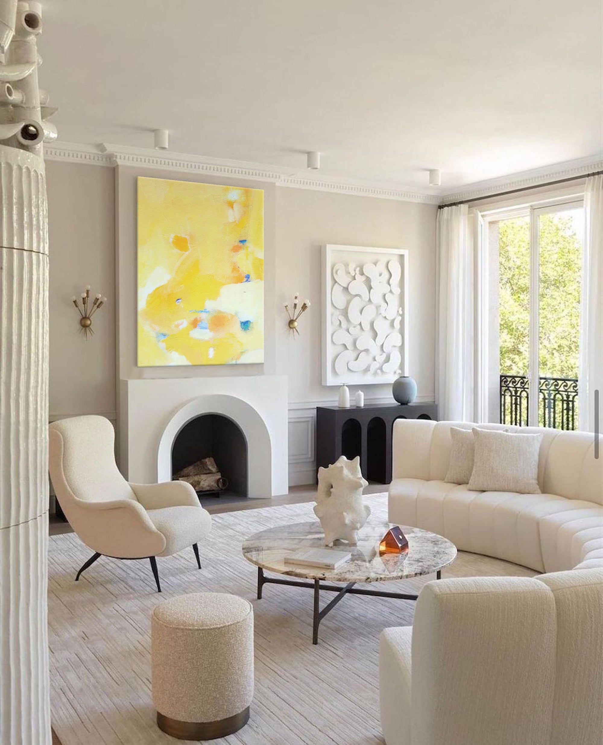 Minimalistisk lærredskunst #MI002