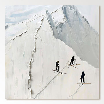 Textured Painting "Ascending Together"
