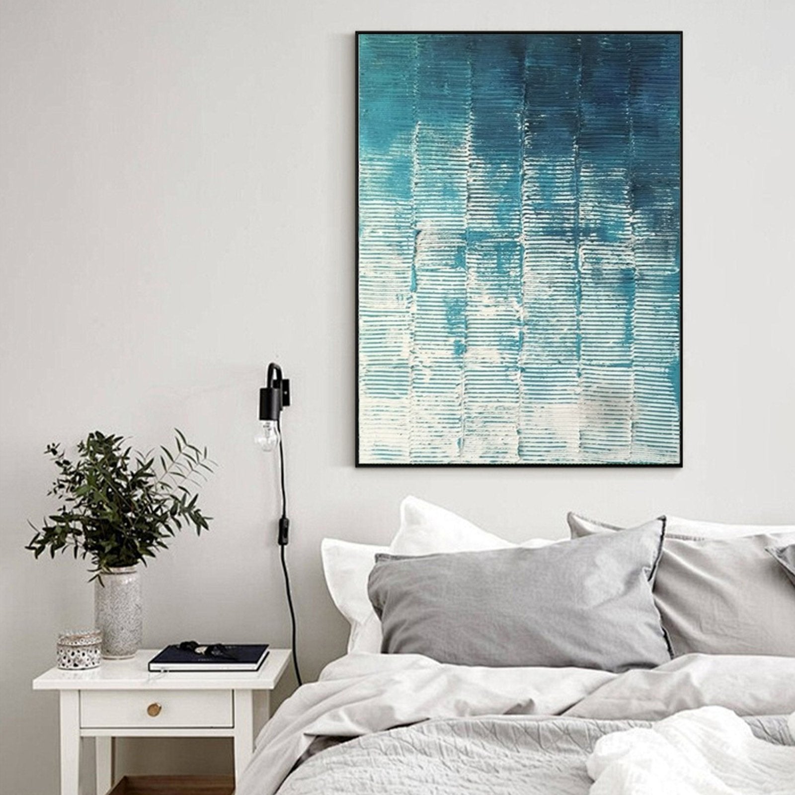 Strukturbild "Azurblau"
