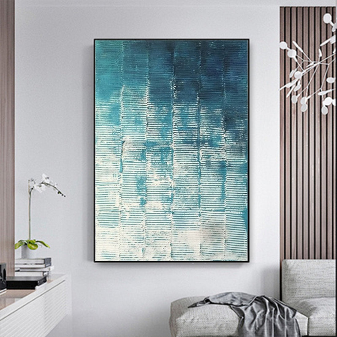 Textured Painting "Azure"