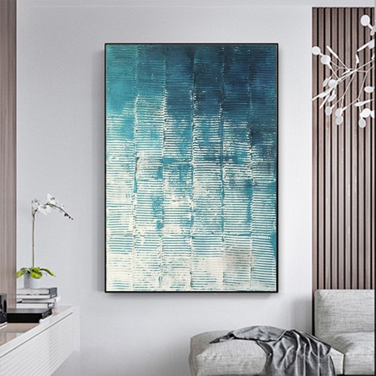 Strukturbild "Azurblau"