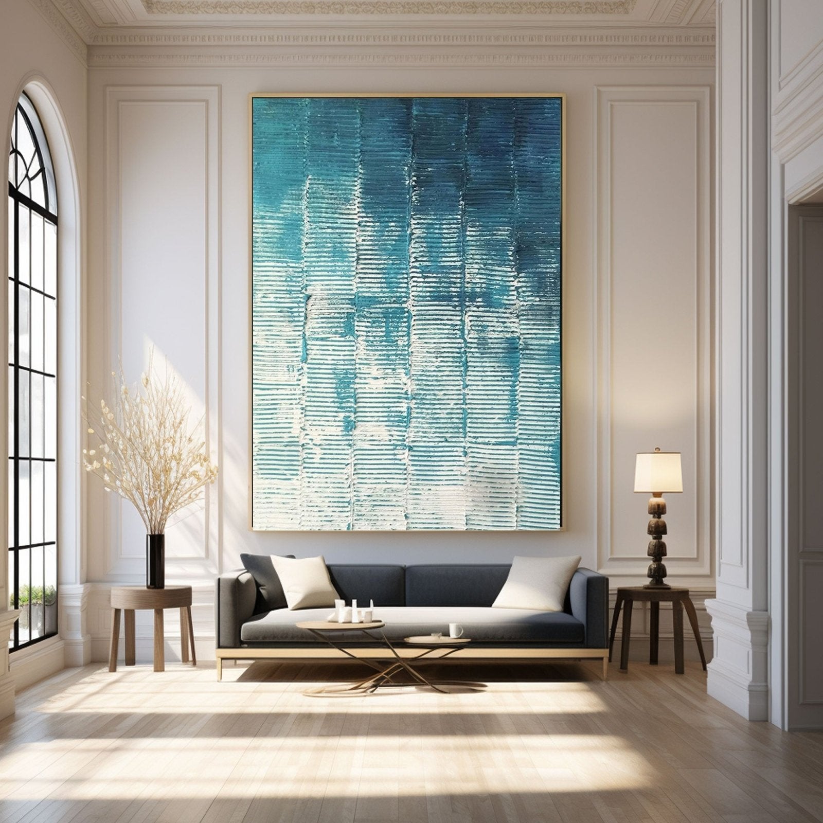 Strukturbild "Azurblau"