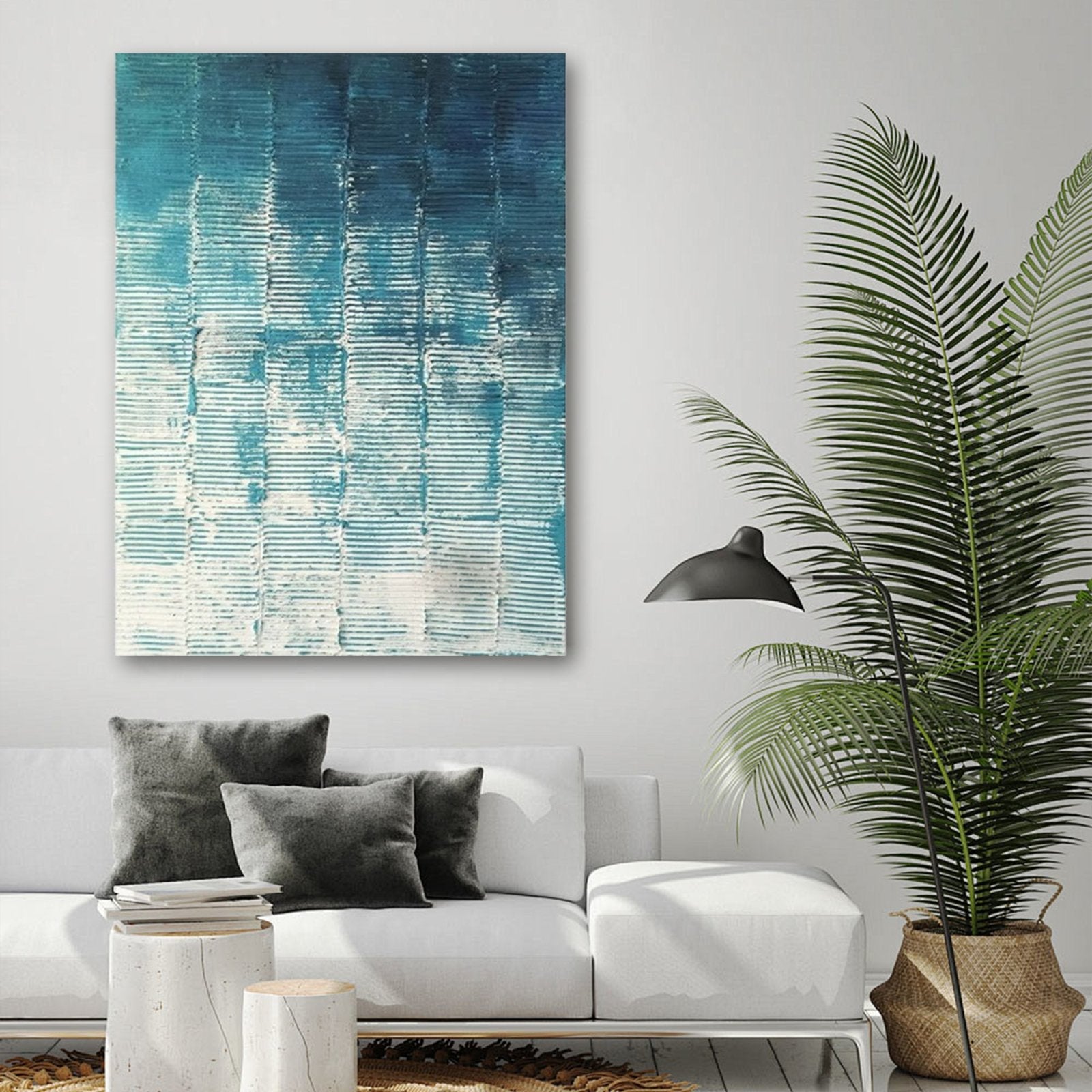 Strukturbild "Azurblau"