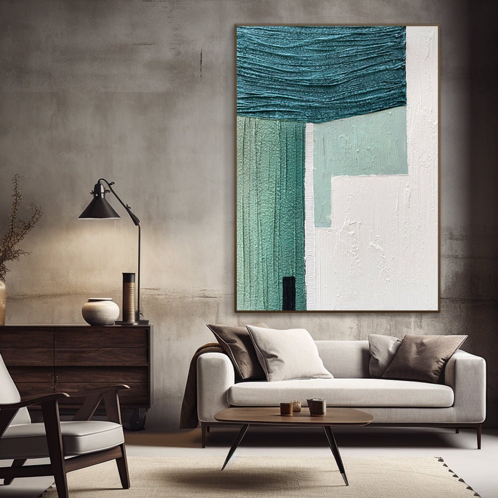 Textured Painting "Celestial Serenity"