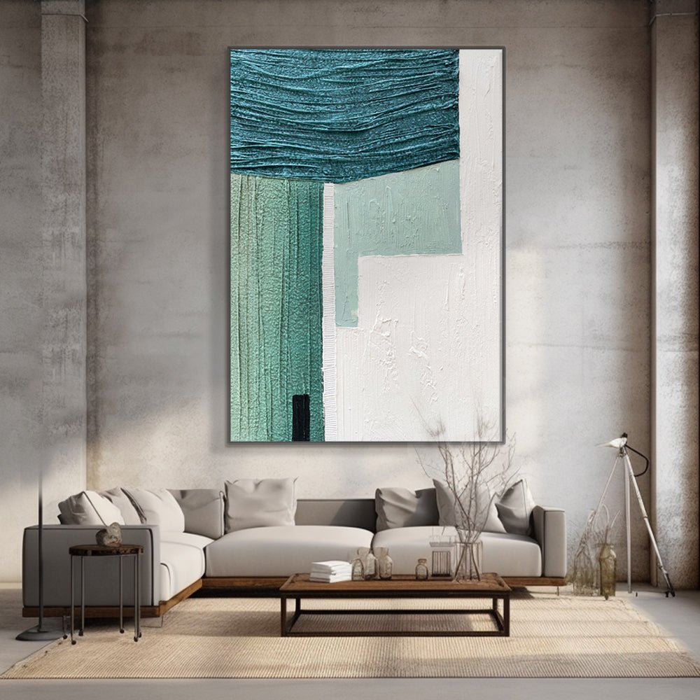 Textured Painting "Celestial Serenity"