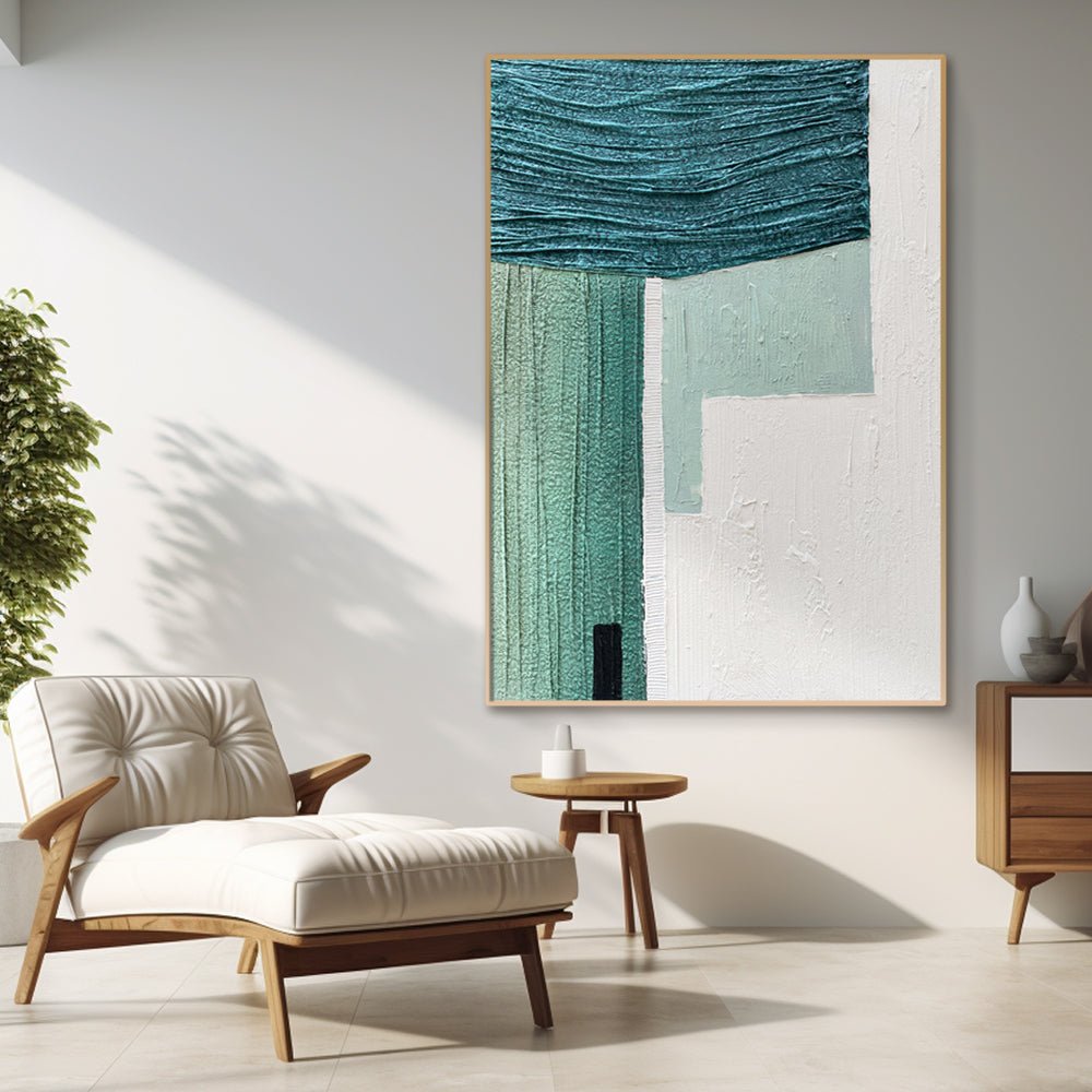 Textured Painting "Celestial Serenity"