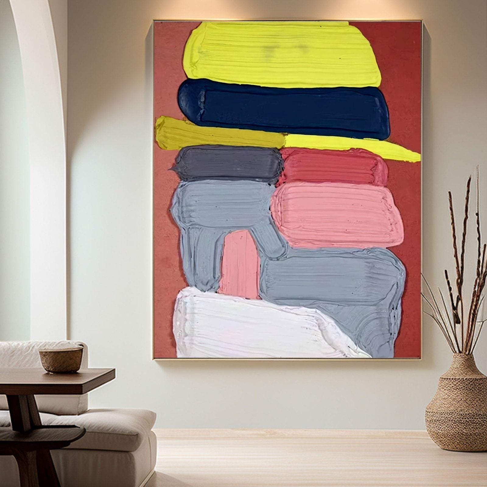 Textured Painting "Color Harmony"
