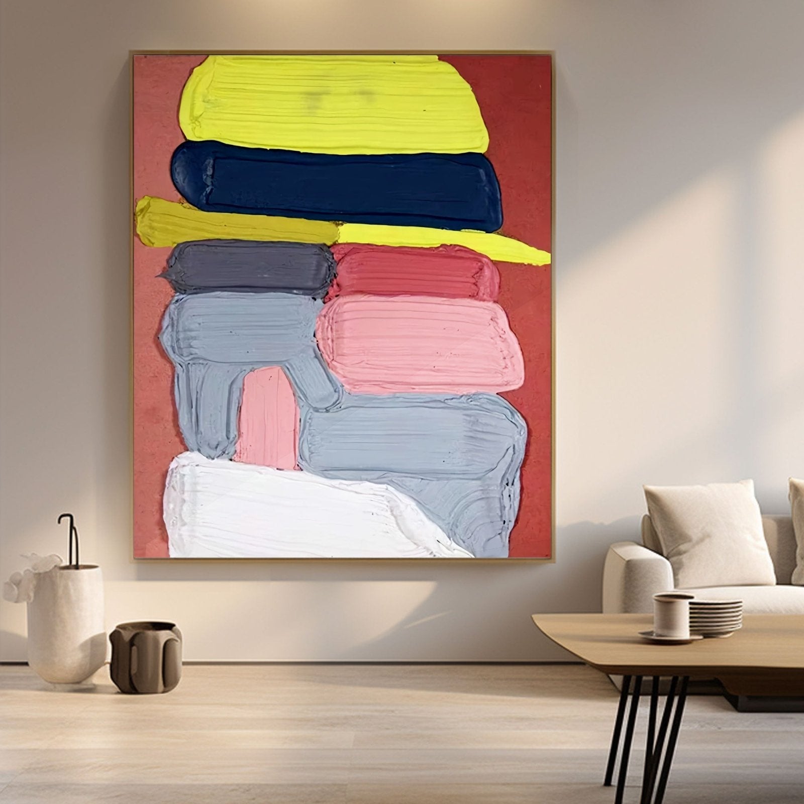 Textured Painting "Color Harmony"