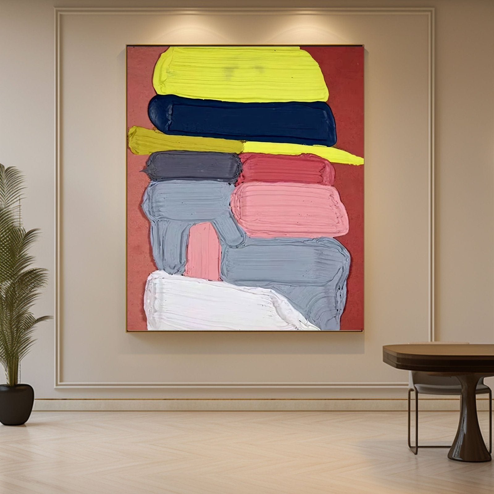 Textured Painting "Color Harmony"