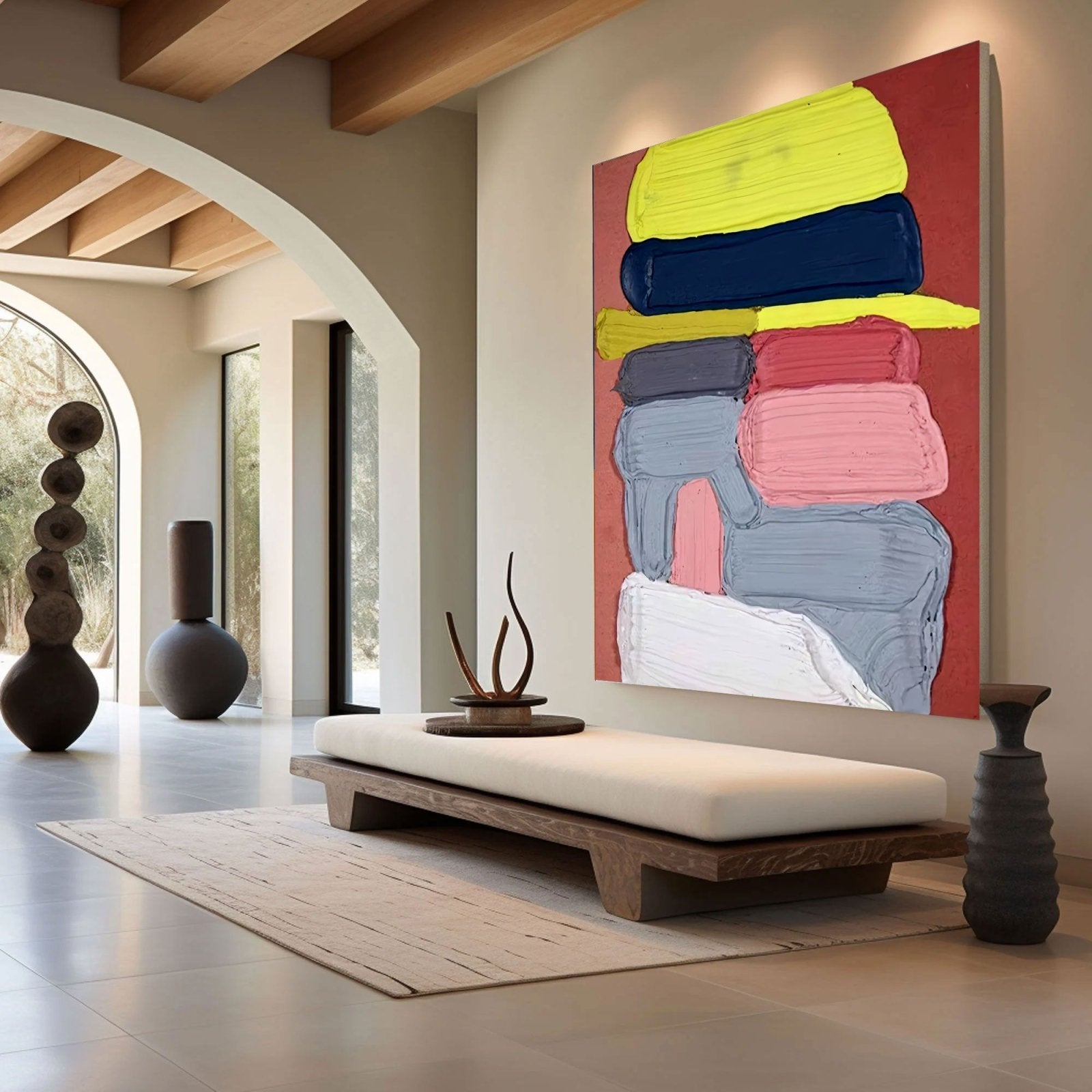 Textured Painting "Color Harmony"