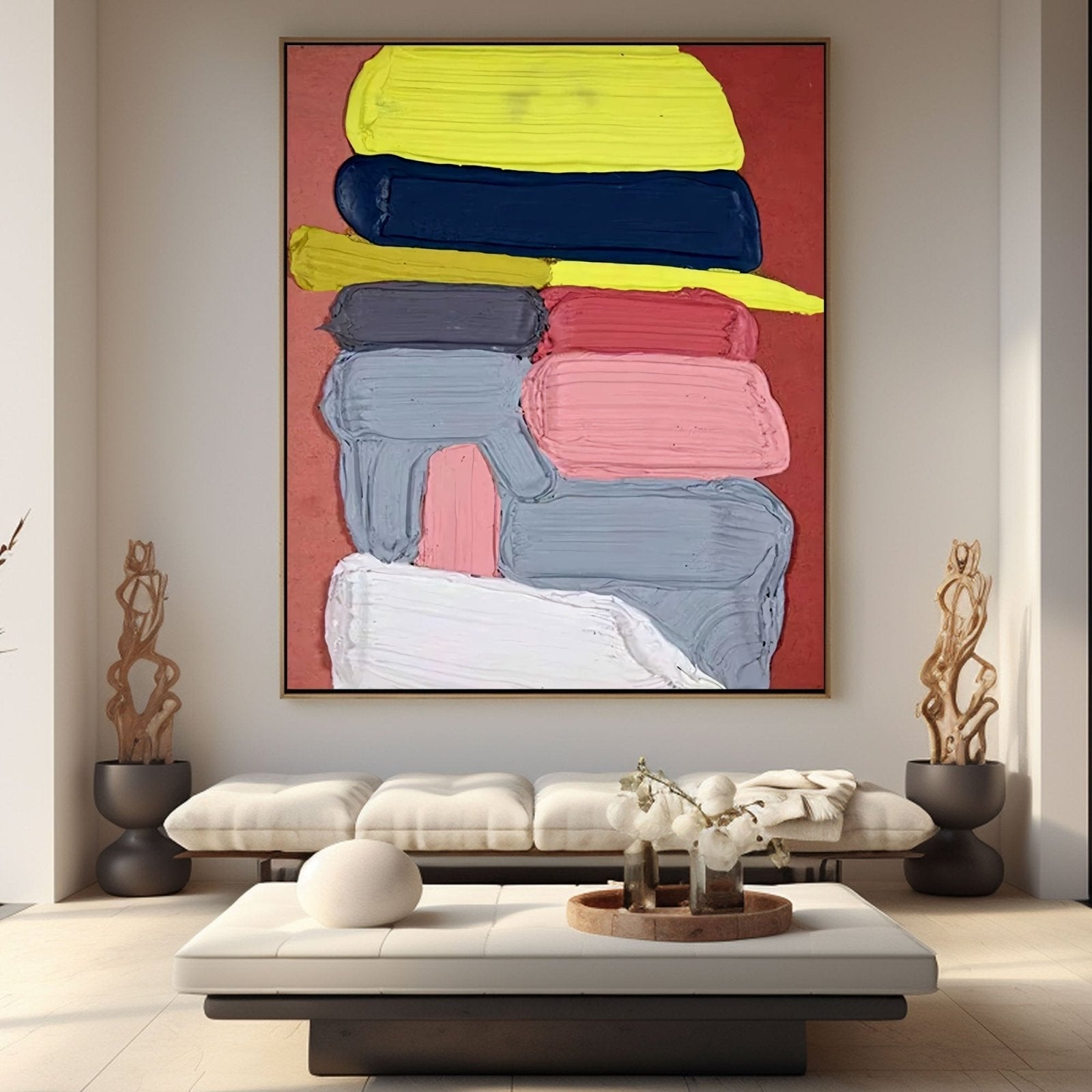 Textured Painting "Color Harmony"