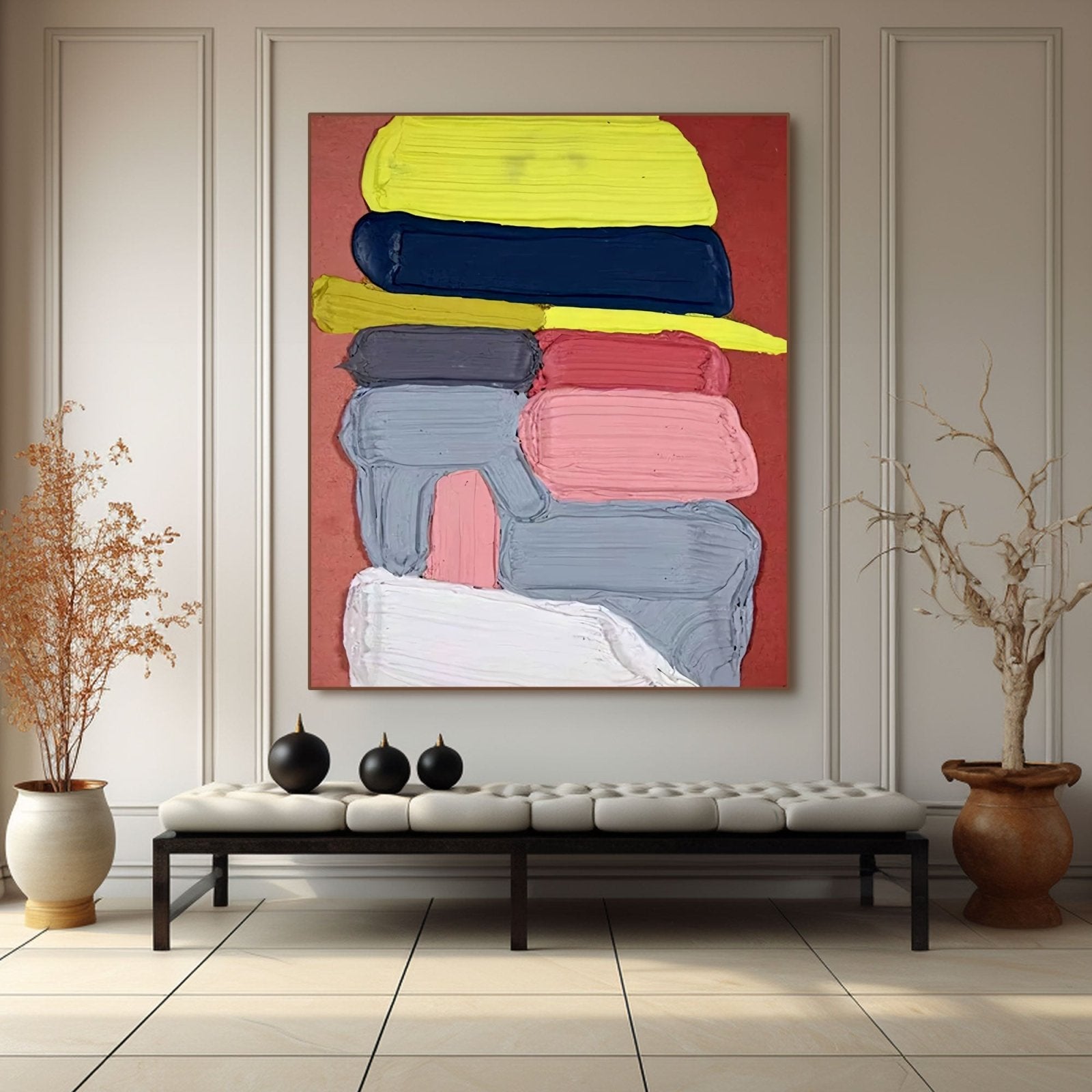 Textured Painting "Color Harmony"