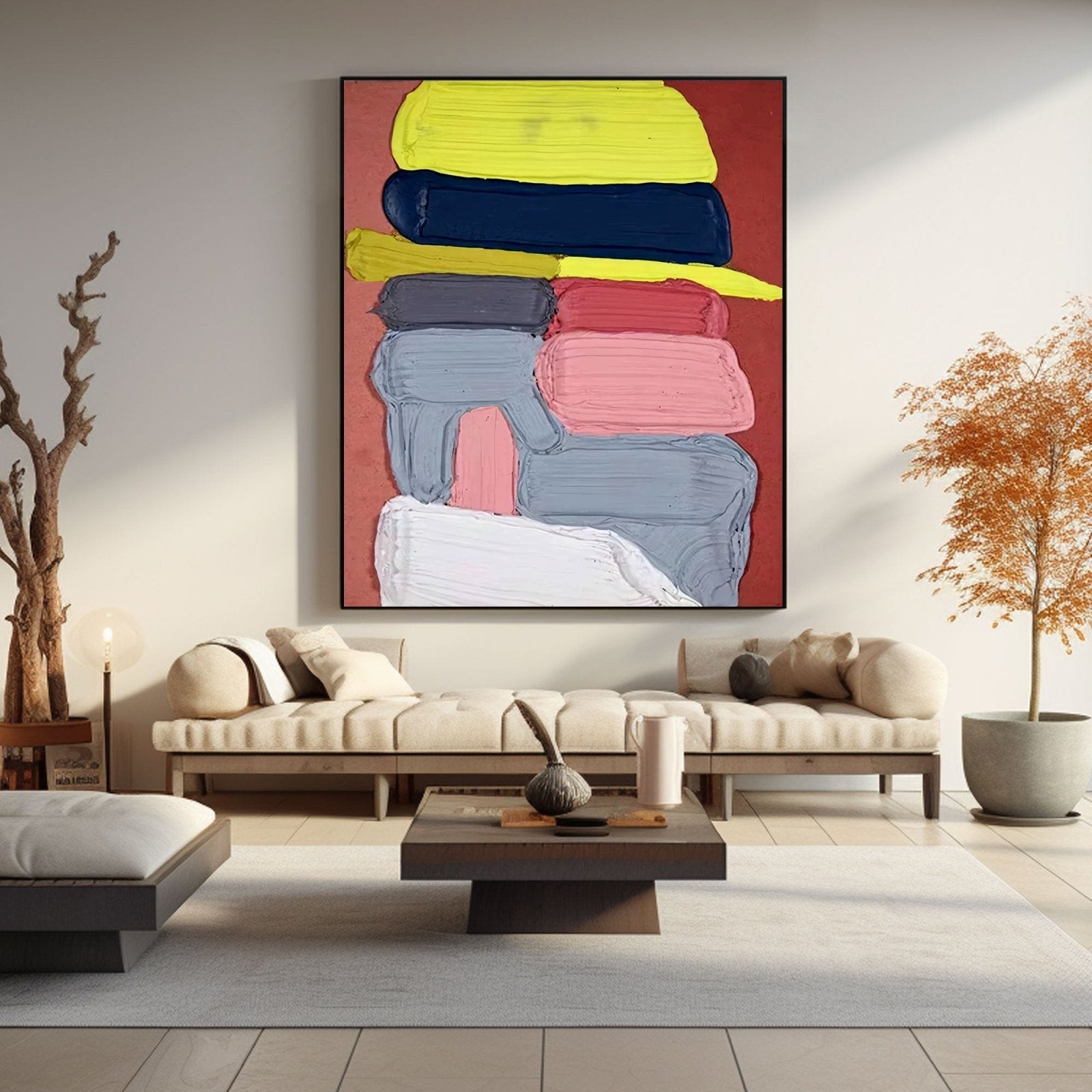Textured Painting "Color Harmony"