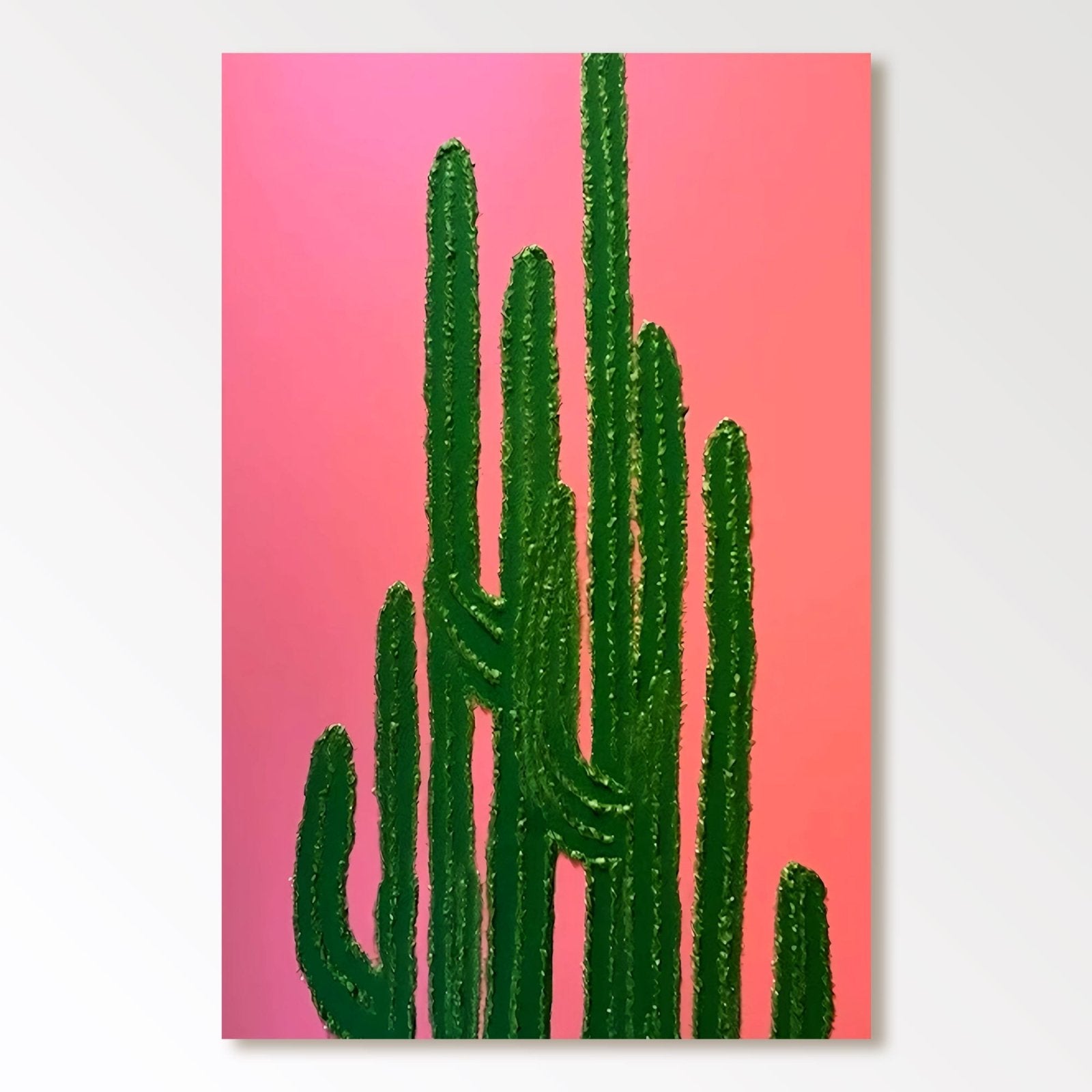 Textured Painting "Desert Bloom"