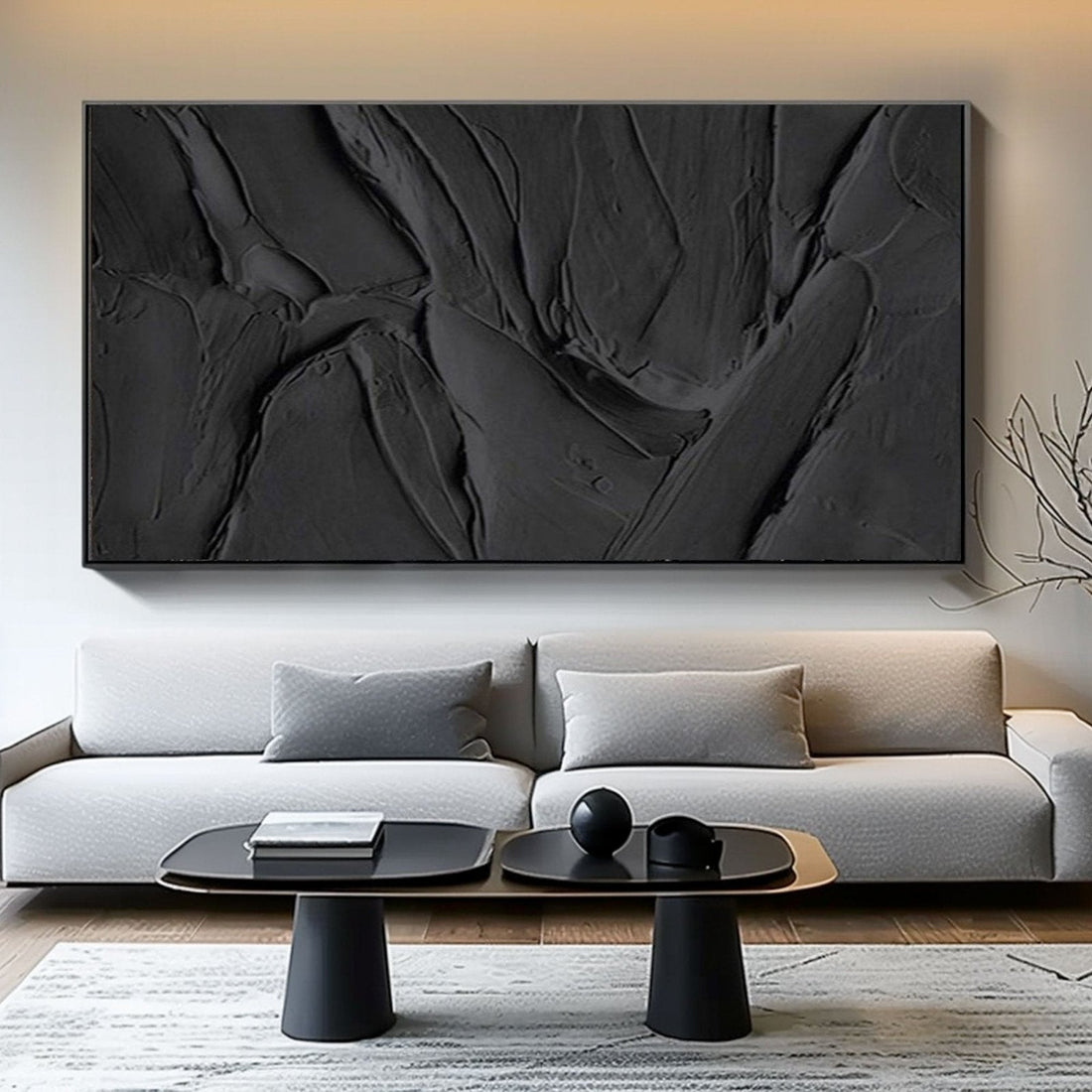 Textured Painting "Midnight"