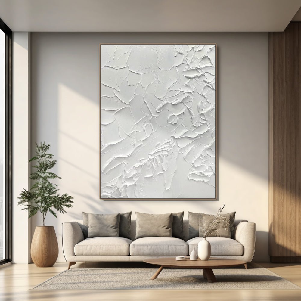 Textured Painting "Neige"