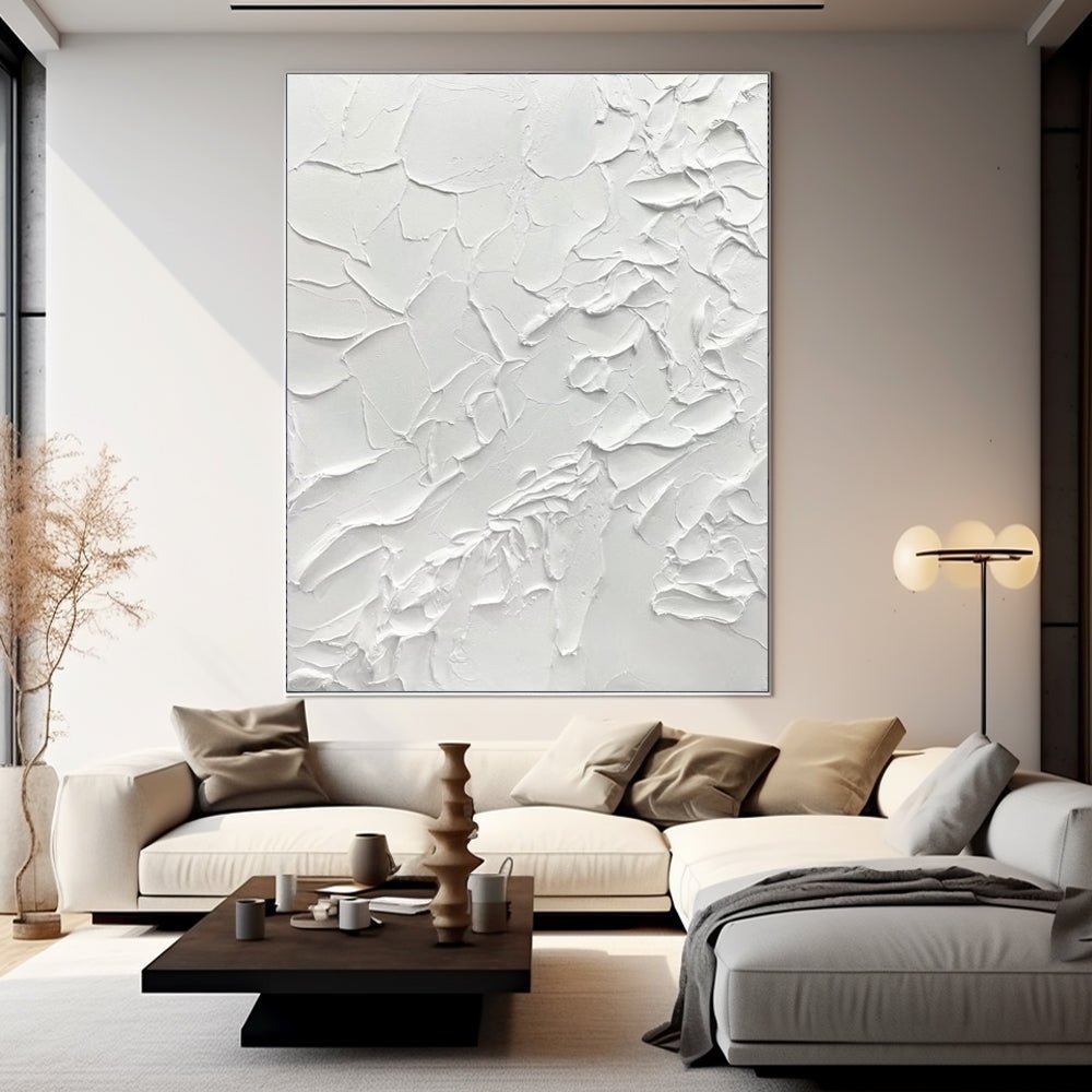 Textured Painting "Neige"
