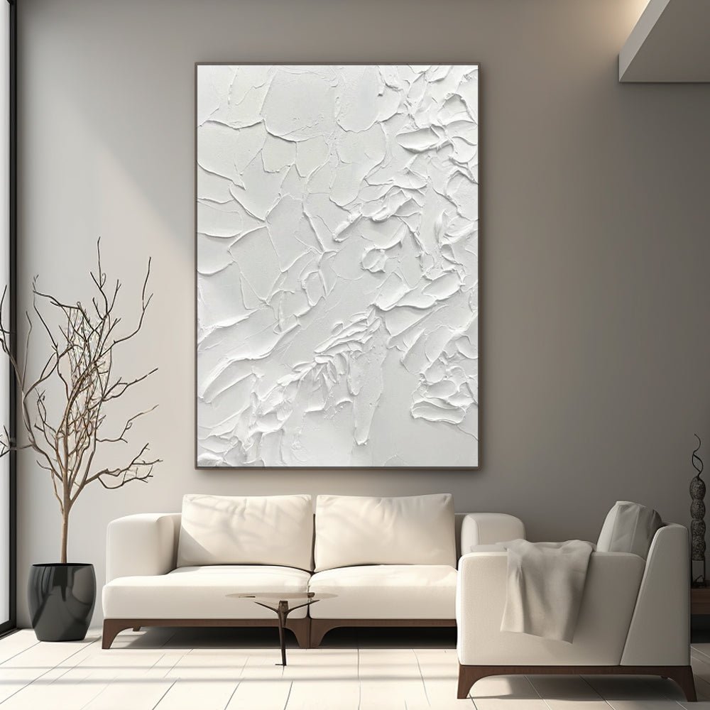 Textured Painting "Neige"