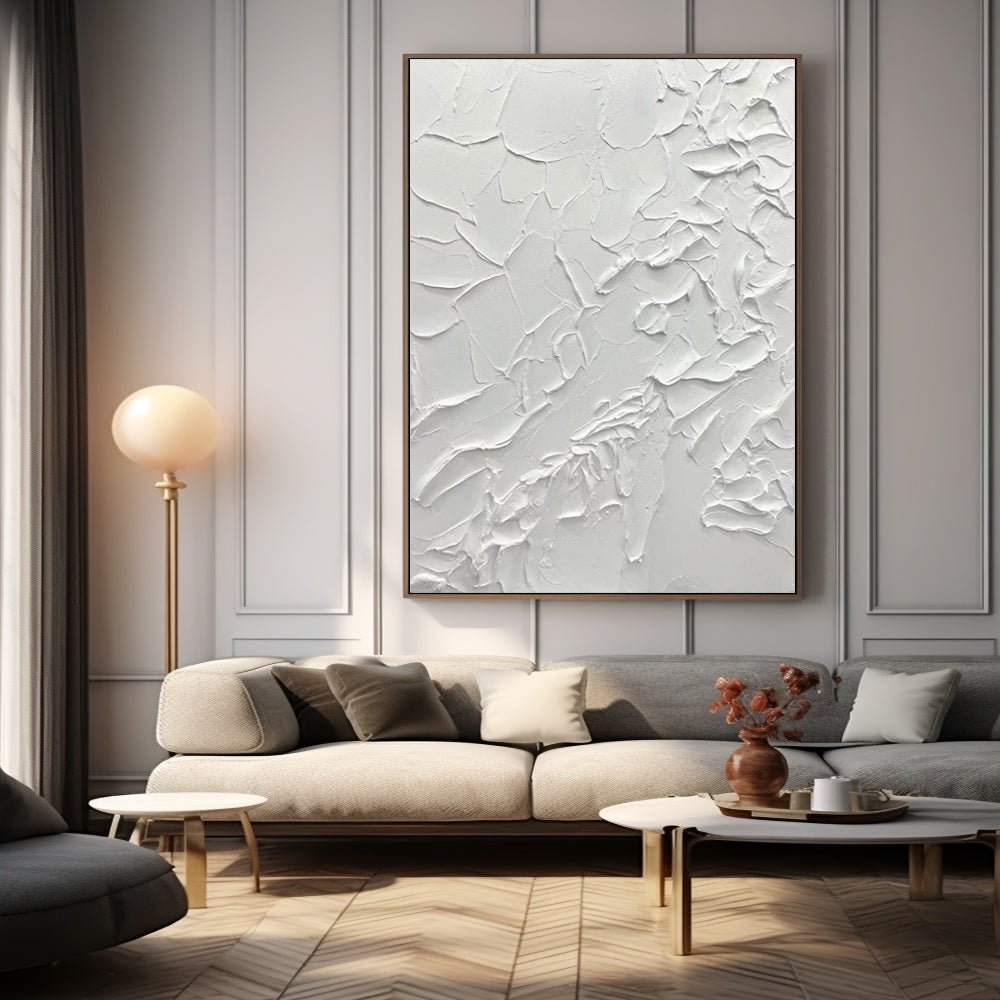 Textured Painting "Neige"