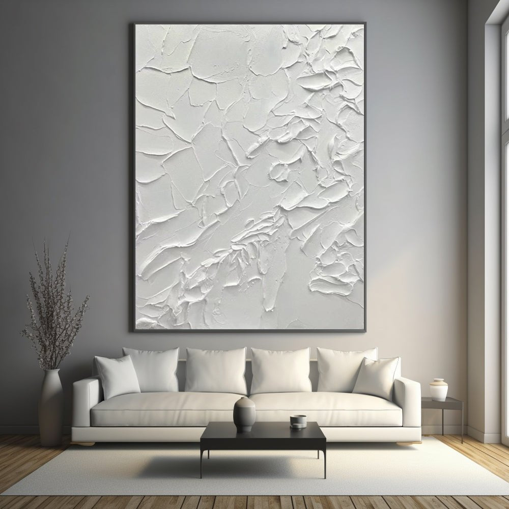 Textured Painting "Neige"
