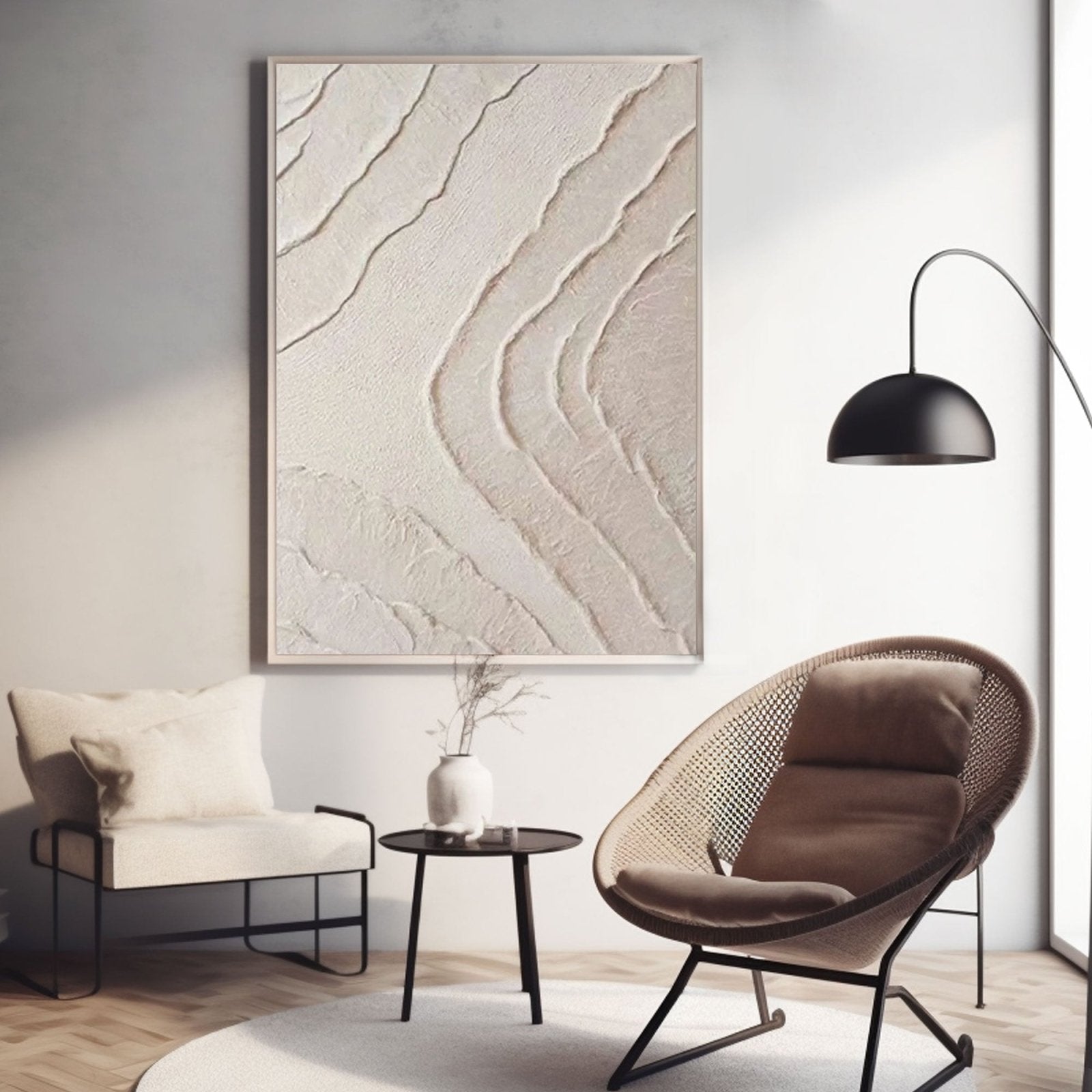 Textured Painting "Shoreline"