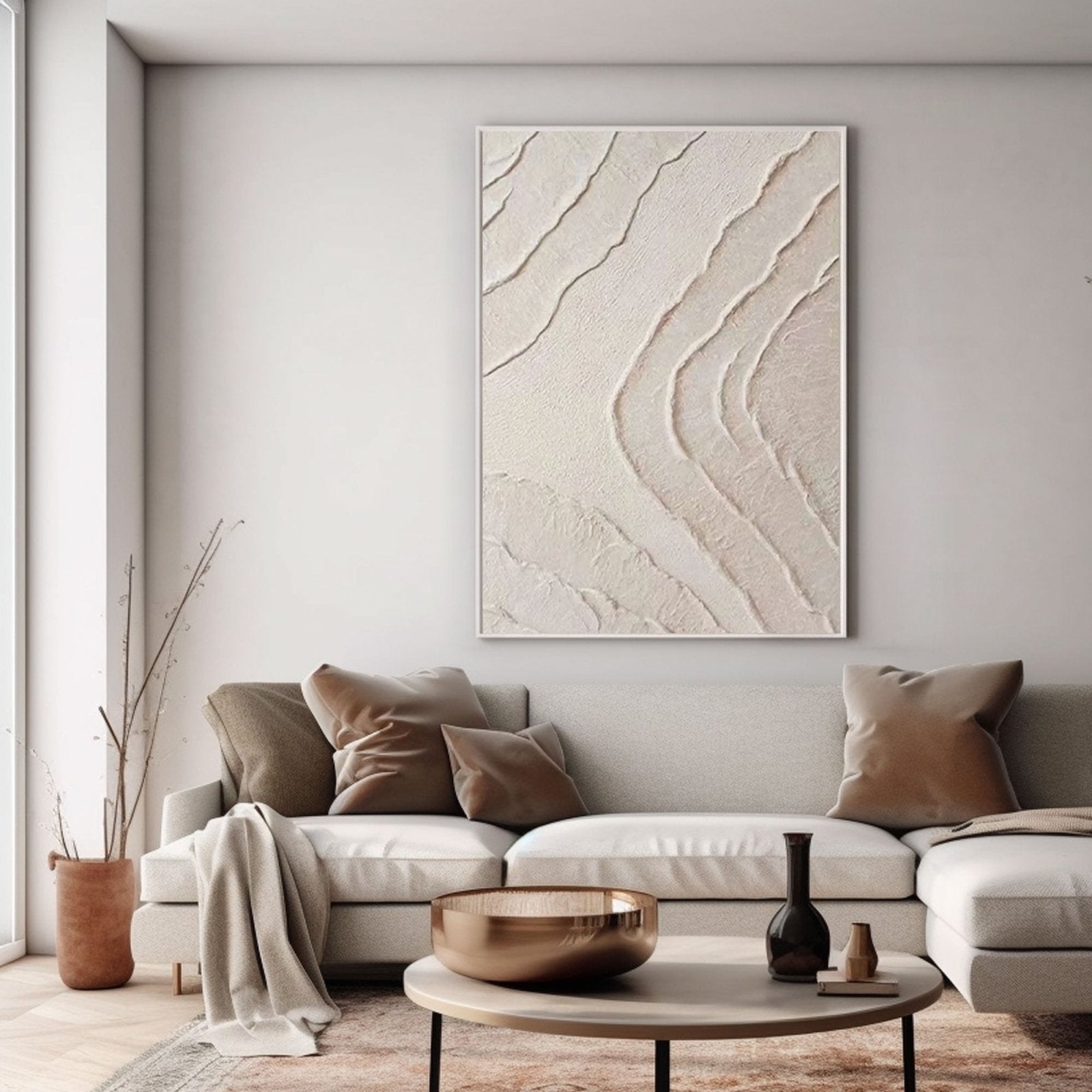 Textured Painting "Shoreline"