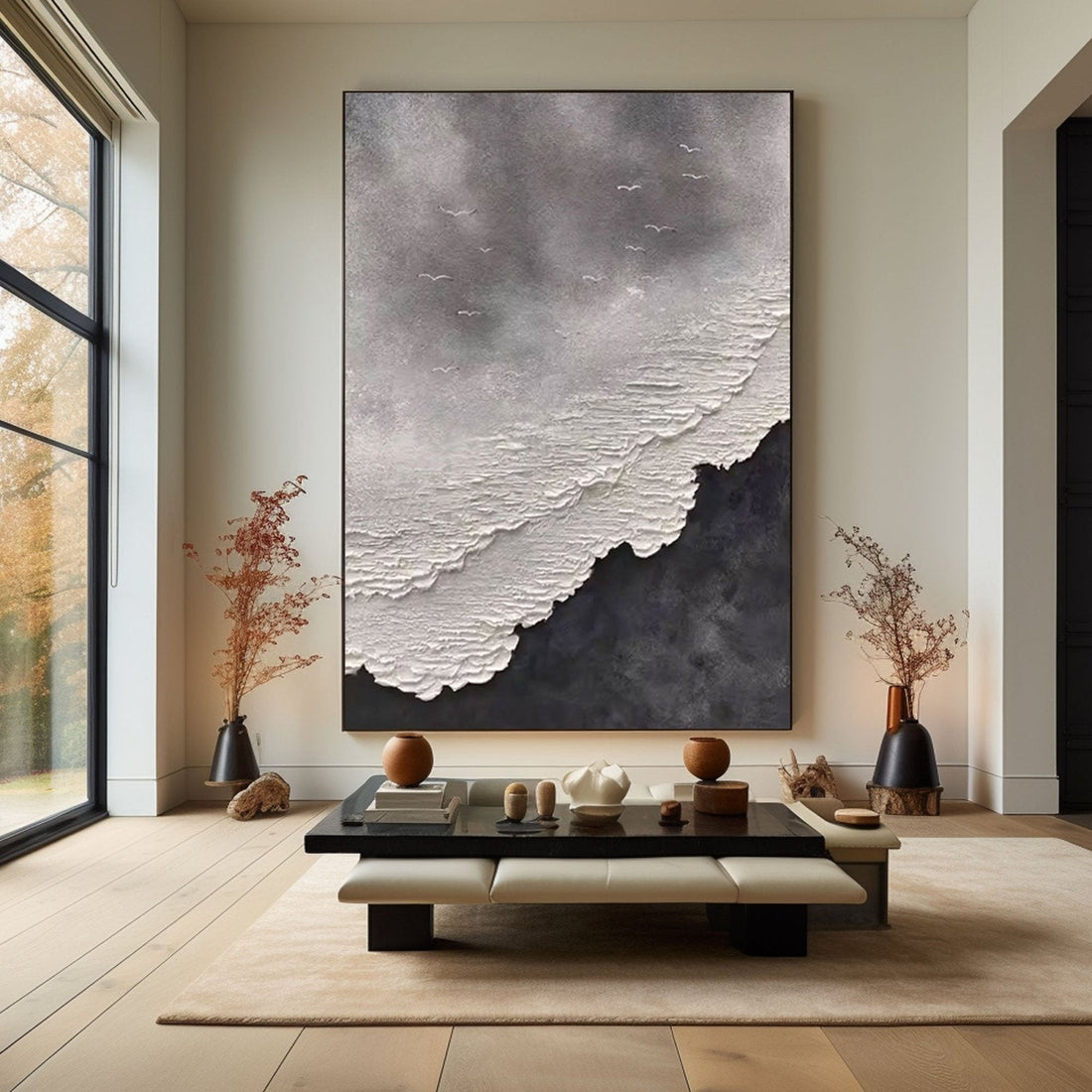 Textured Painting "Storm's Whisper"